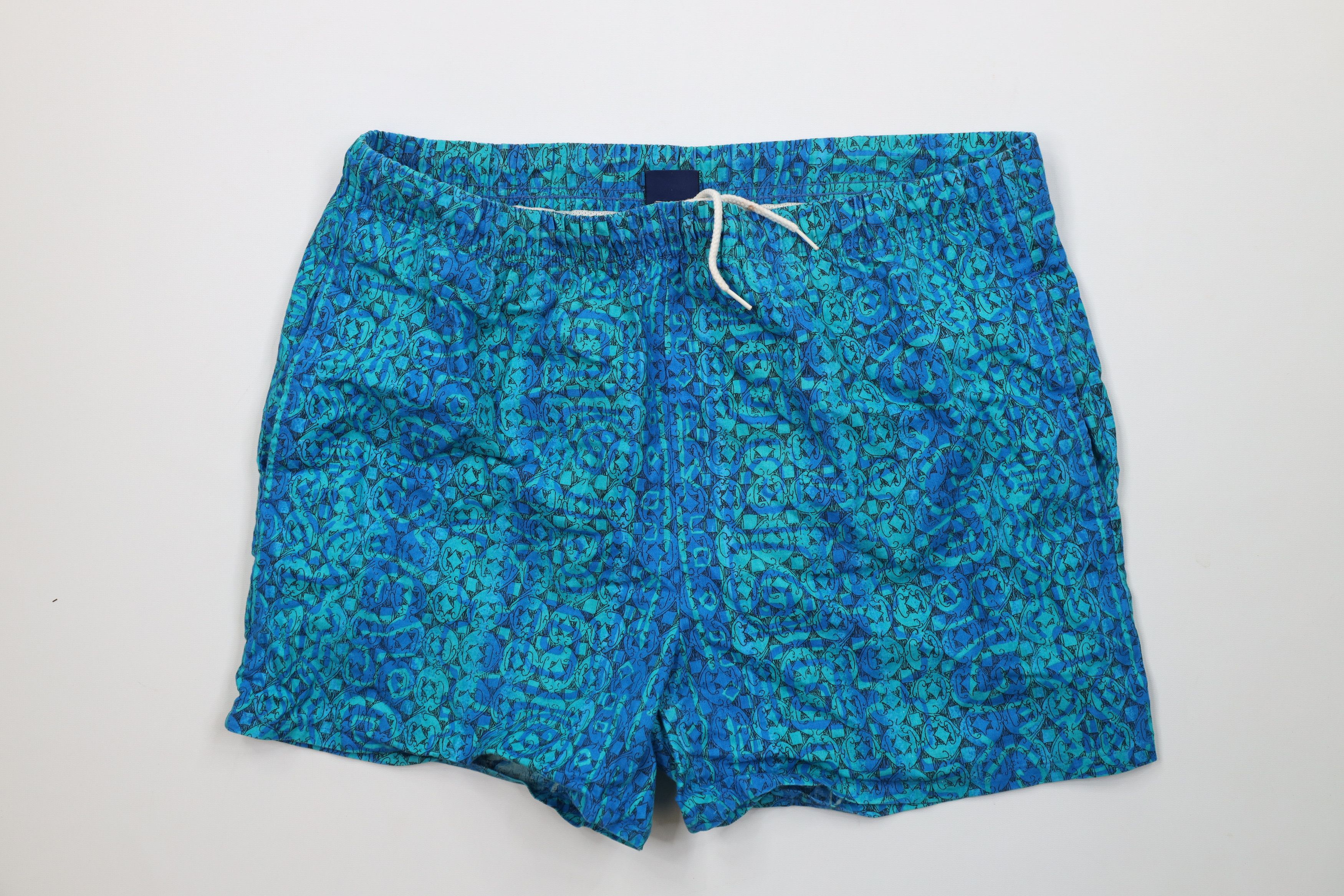 Lands' End Vintage 90s Lands End Lined Surf Swim Shorts Trunks USA Size US 36 / EU 52 - 1 Thumbnail