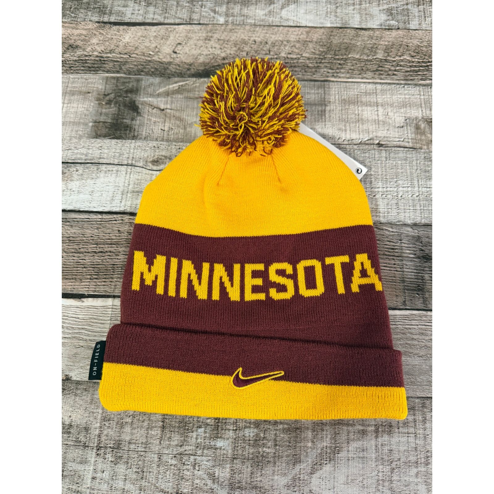 NCAA NWT University of Minnesota Gophers Nike Winter Hat/Beanie Size ONE SIZE - 5 Thumbnail