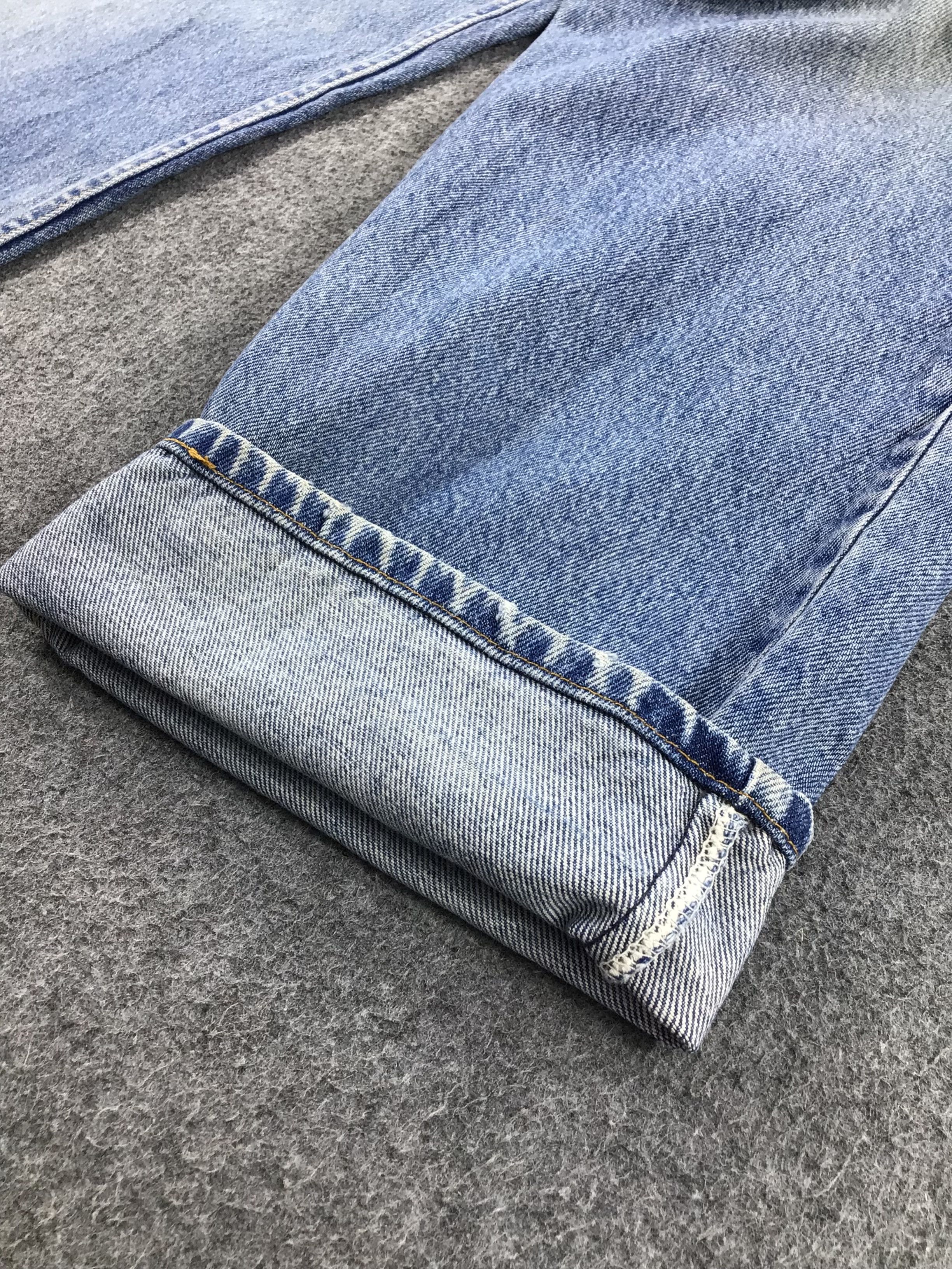 Levi's Vintage Levis 901 Straight Jeans Blue Wash KJ282 Size US 37 - 6 Thumbnail