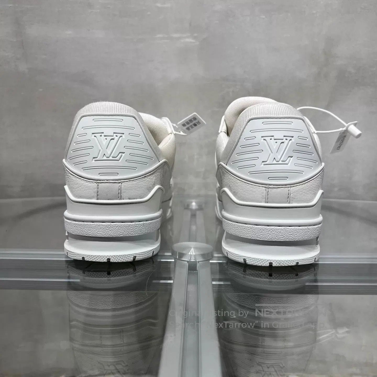 Louis Vuitton White Low-Top Sneakers Size 8.5. Size US 8.5 / EU 41-42 - 6 Thumbnail