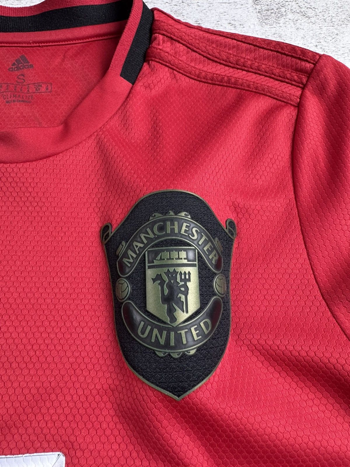 Adidas Vintage Manchester United 2019/2020 Red Soccer Football T Shirt Jersey Kit Size US S / EU 44-46 / 1 - 9 Thumbnail