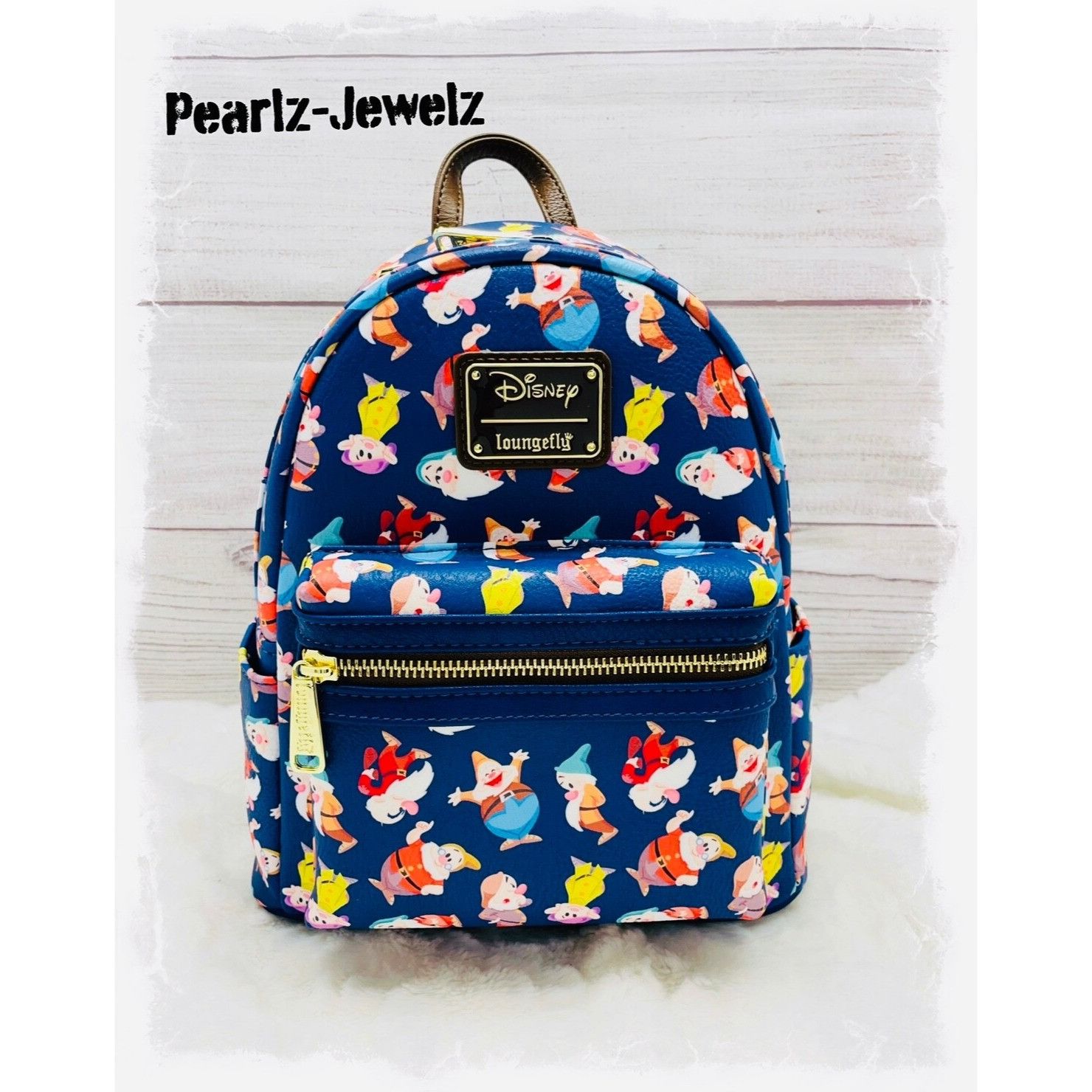 Disney Loungefly Disney Snow White & Seven Dwarfs Allover Print Min Size ONE SIZE - 1 Thumbnail