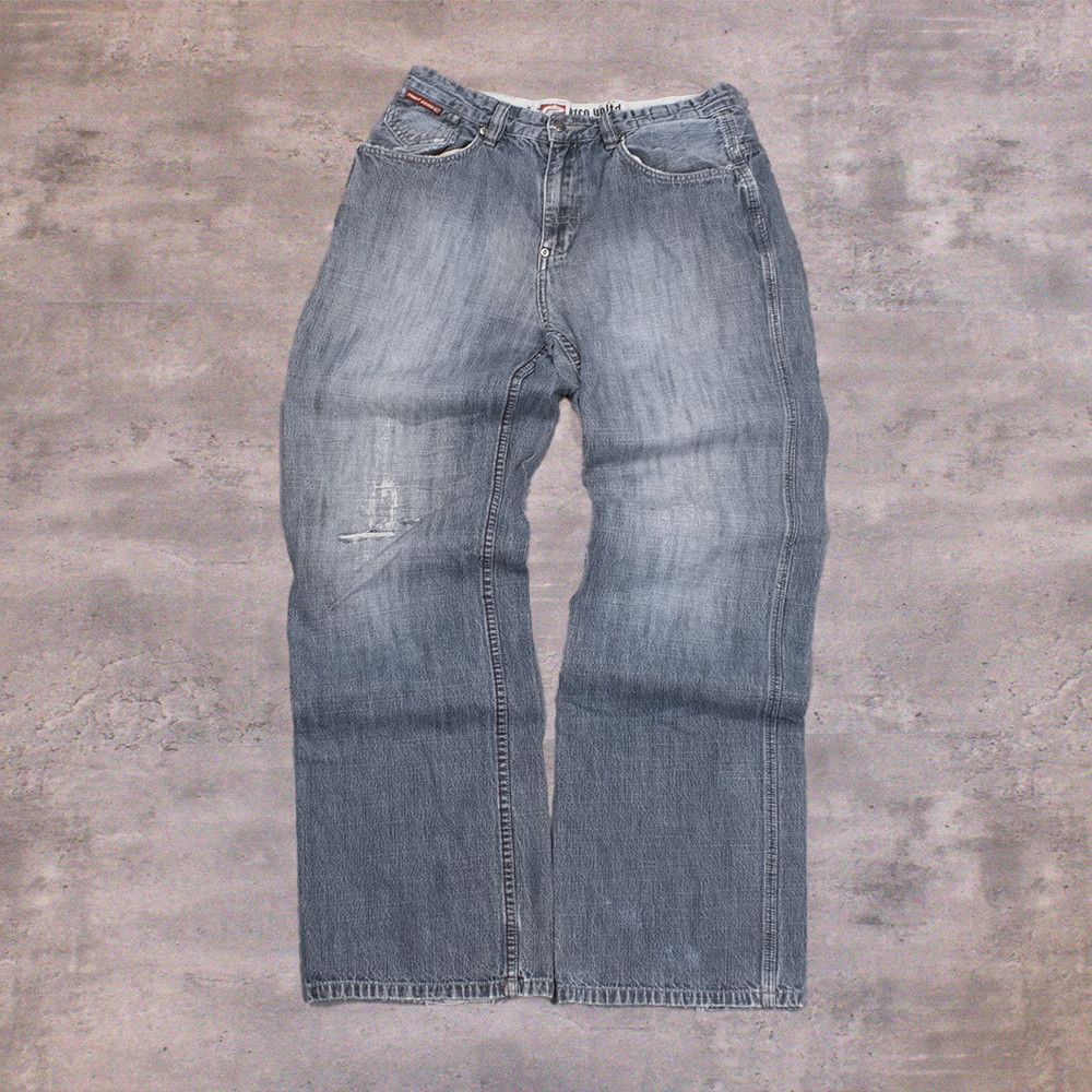 Point Zero VTG Y2K Point Zero Grey Baggy Denim Jeans Size US 30 / EU 46 - 1 Thumbnail
