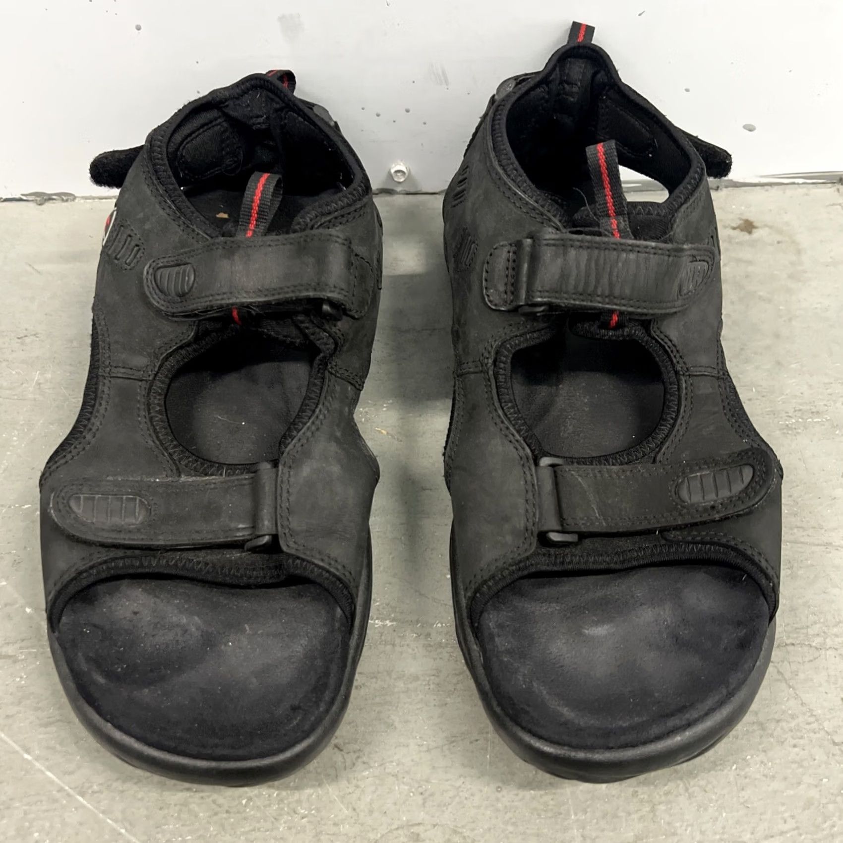 Ecco ECCO Receptor Black Leather Active Sandals Size US 13 EUR 46 Men Size ONE SIZE - 6 Thumbnail