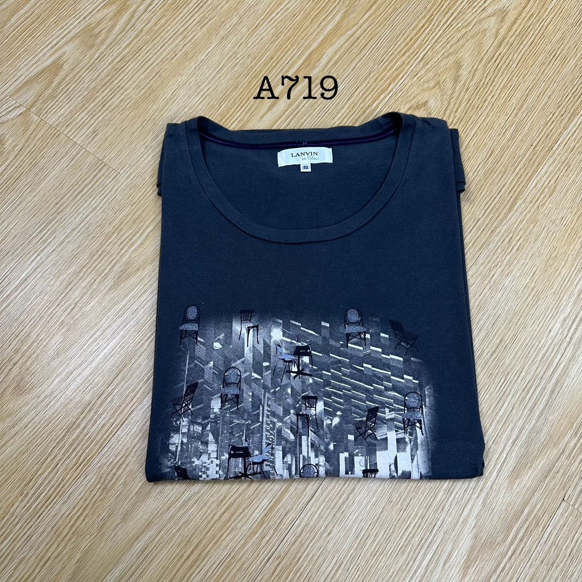 Lanvin Lanvin Paris Town View Tshirt A719 Size US M / EU 48-50 / 2 - 10 Thumbnail