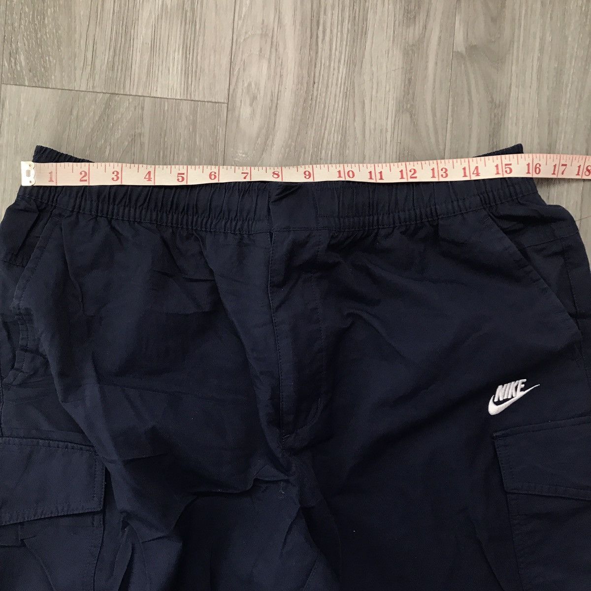 Nike Nike Cargo Twill Chino Pants Blue Mens Medium Size US 36 / EU 52 - 5 Thumbnail