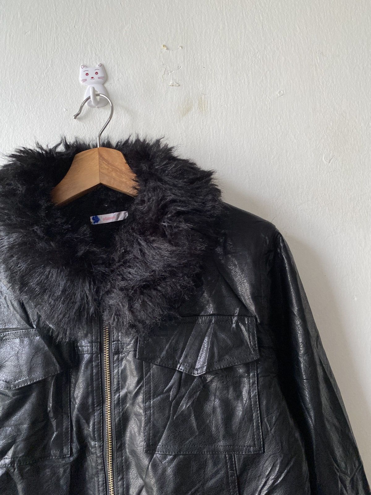 atmos AW2023 Atmos Japan Sherpa Lining Fur Leather Jacket Size US M / EU 48-50 / 2 - 9 Thumbnail