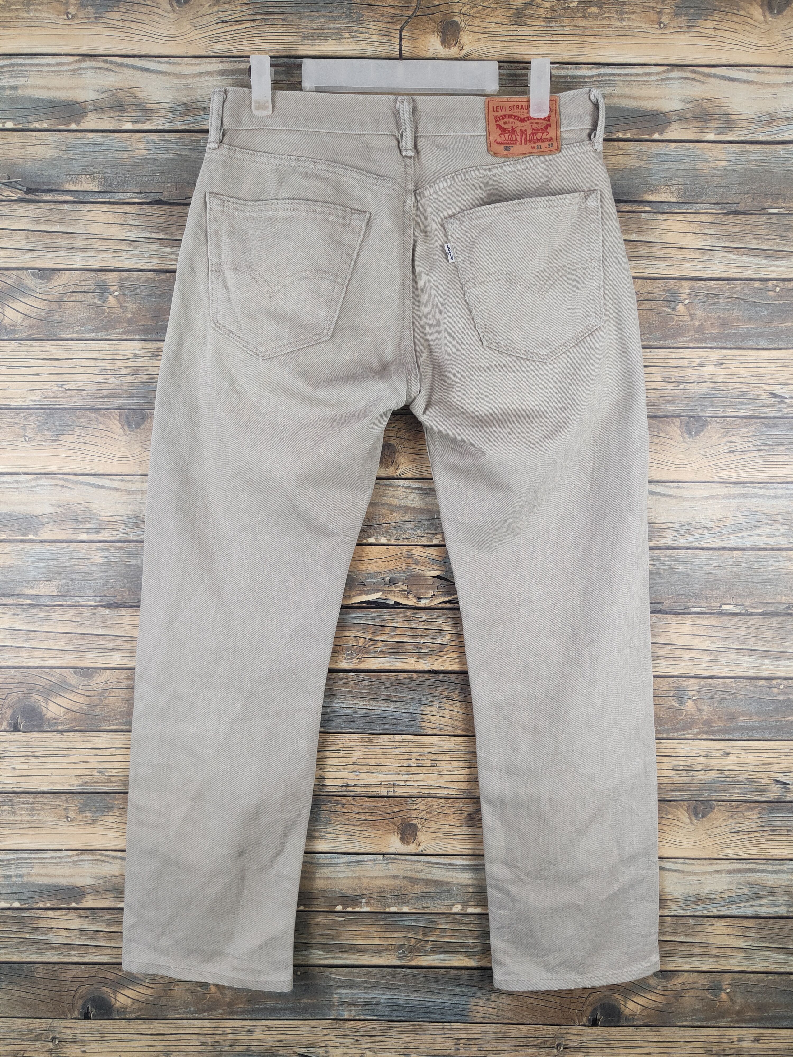Levi's DL Levi's Beige Multipocket Casual Pants #sp46-284T Size US 31 - 7 Thumbnail