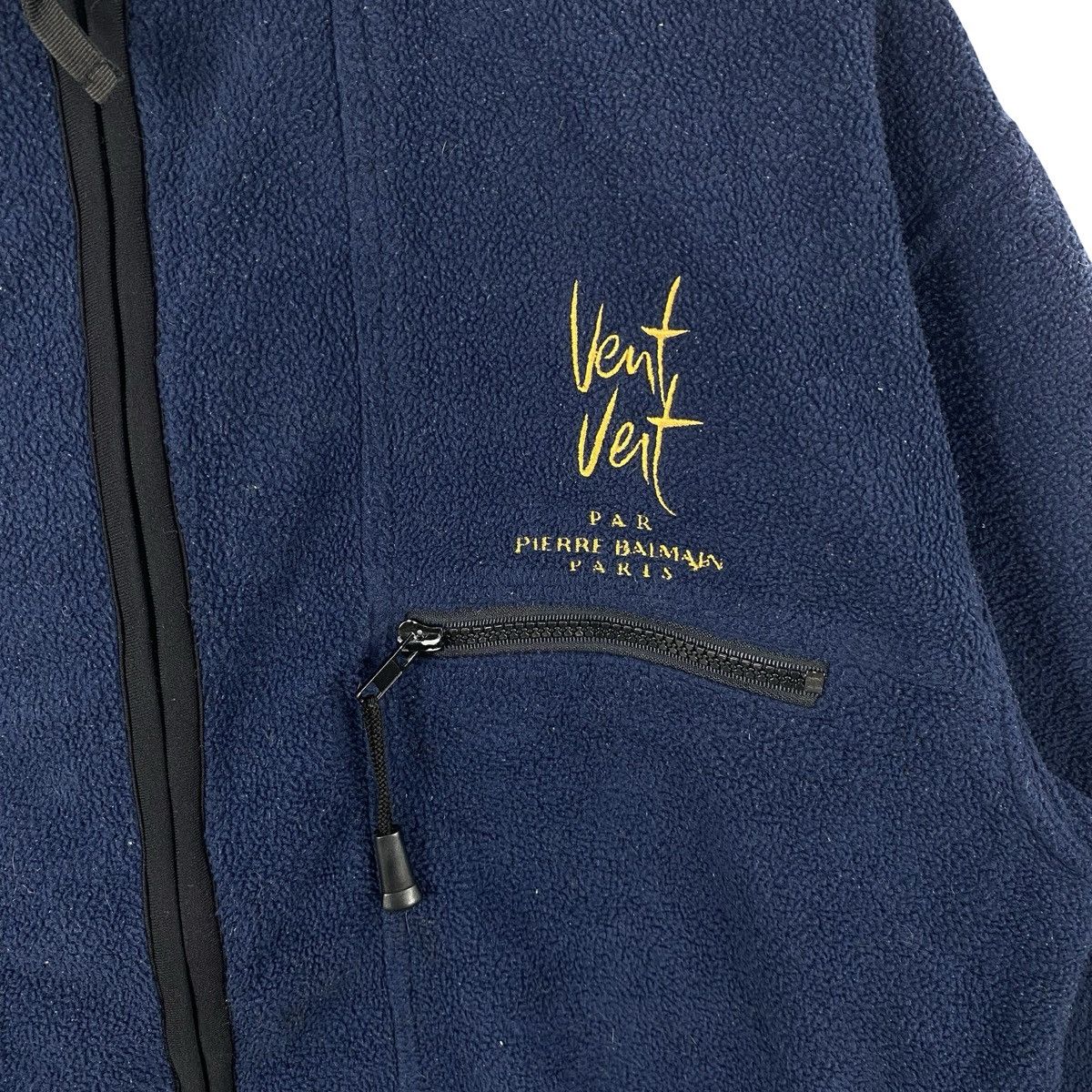 Pierre Balmain Vintage VENT VERT PIERRE BALMAIN Paris Fleece Jacket Full Size US M / EU 48-50 / 2 - 6 Thumbnail