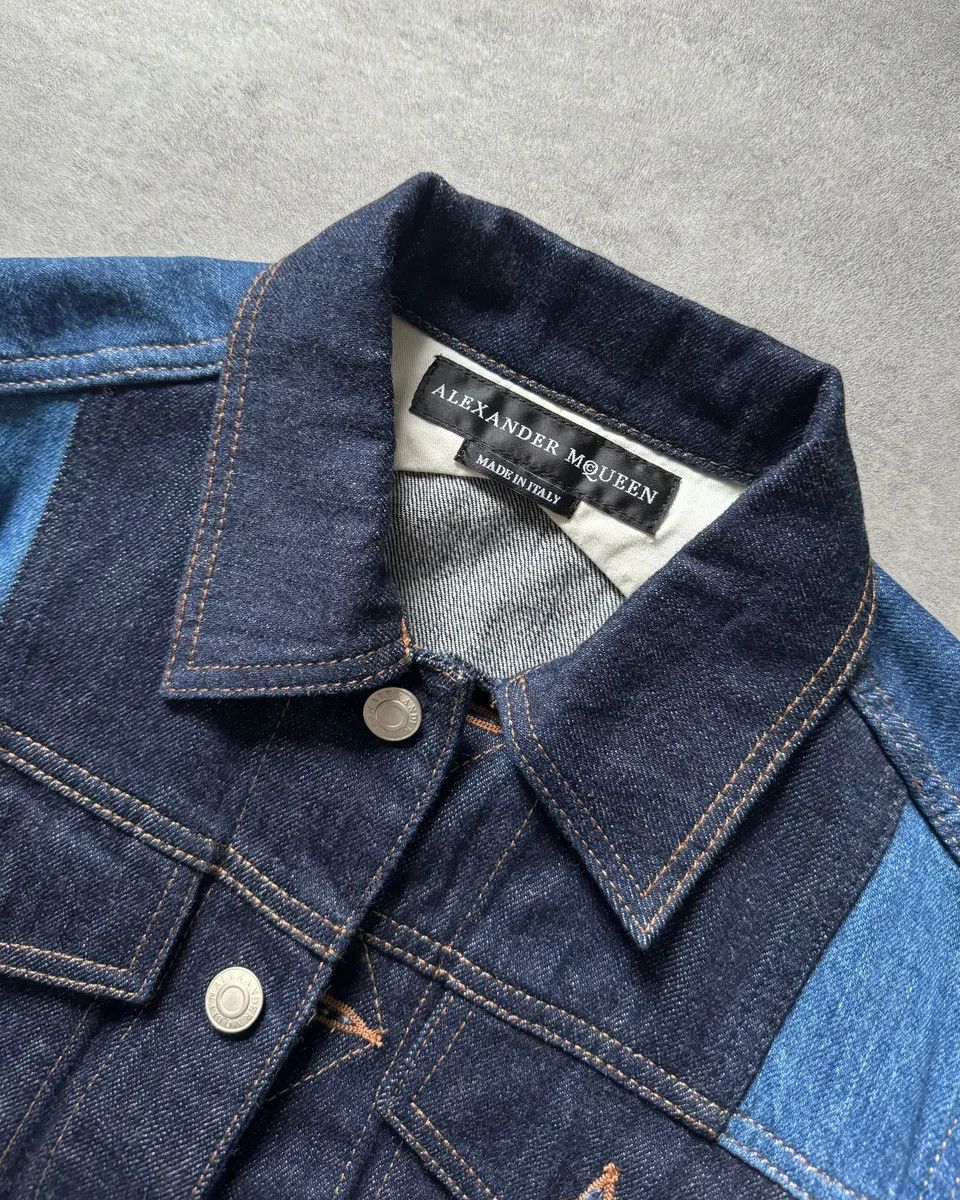 Alexander McQueen AW2017 Alexander McQueen Blue Juxtaposition Denim Jacket Size US S / EU 44-46 / 1 - 6 Thumbnail