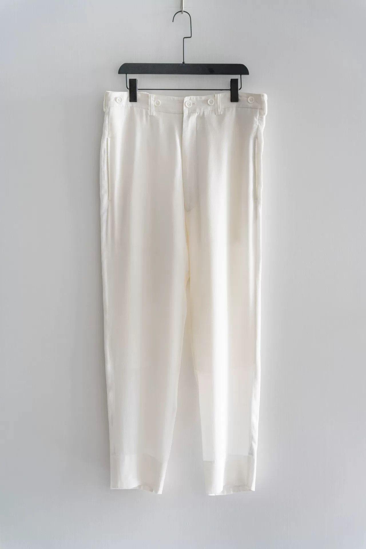 Yohji Yamamoto Yohji Yamamoto Silk Flared Pants Size US 31 - 1 Thumbnail