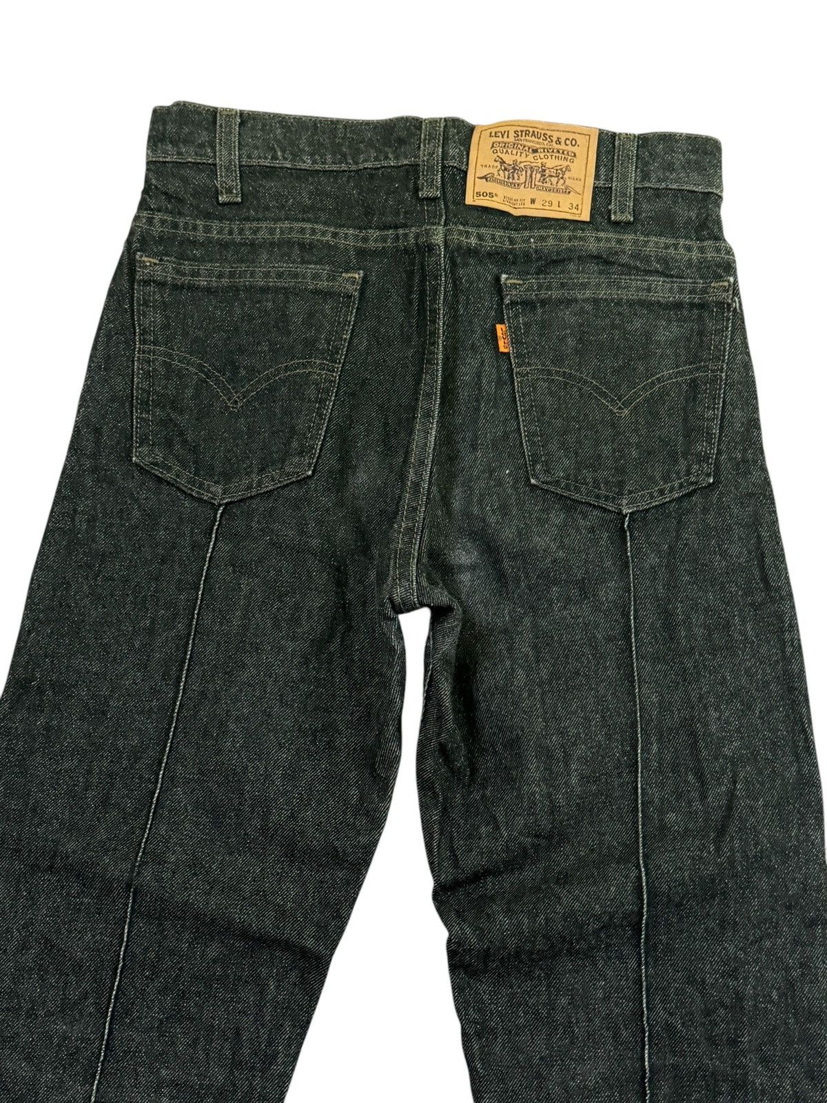 Levi's Vintage 90s Levis 505 Orange Tab Regular Fit Denim Jeans Size US 28 / EU 44 - 10 Thumbnail