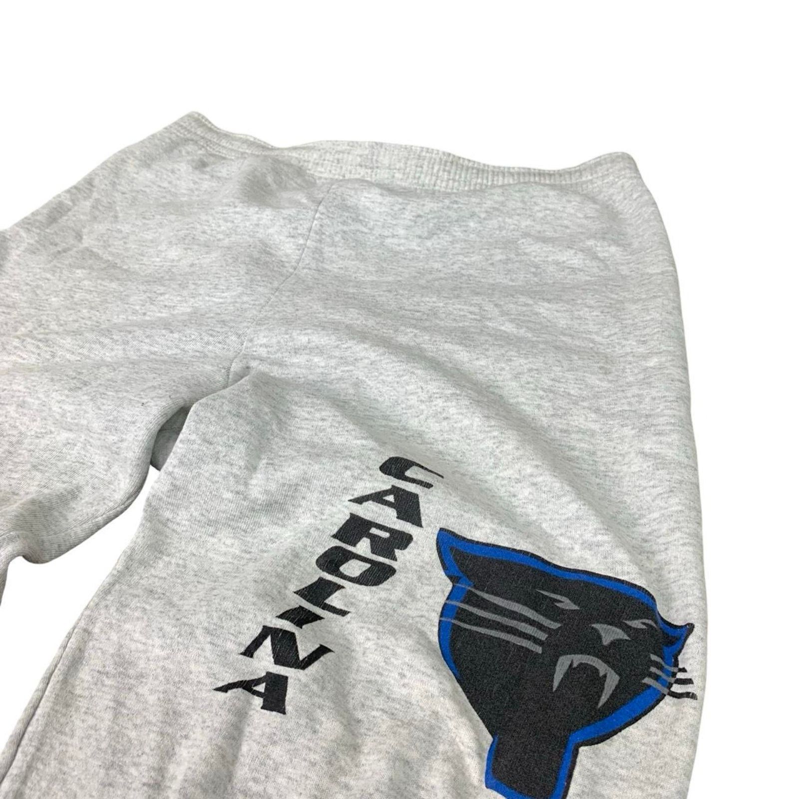 NFL × Vintage Vintage Fruit of The Loom Baggy Carolina Panthers Sweatpants Size US 37 - 2 Thumbnail
