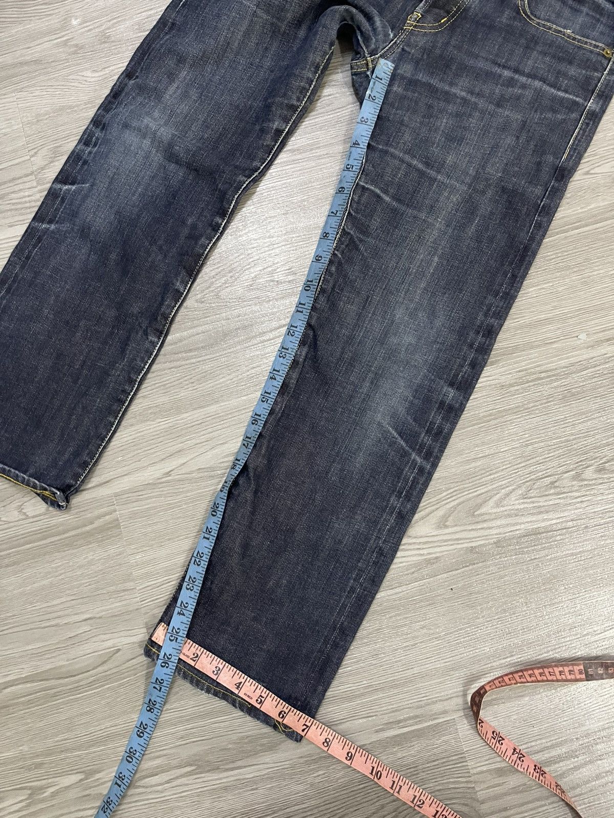 Saint Laurent Paris Saint Laurent D03 M/ST-LW indigo jeans Size US 30 / EU 46 - 19 Thumbnail