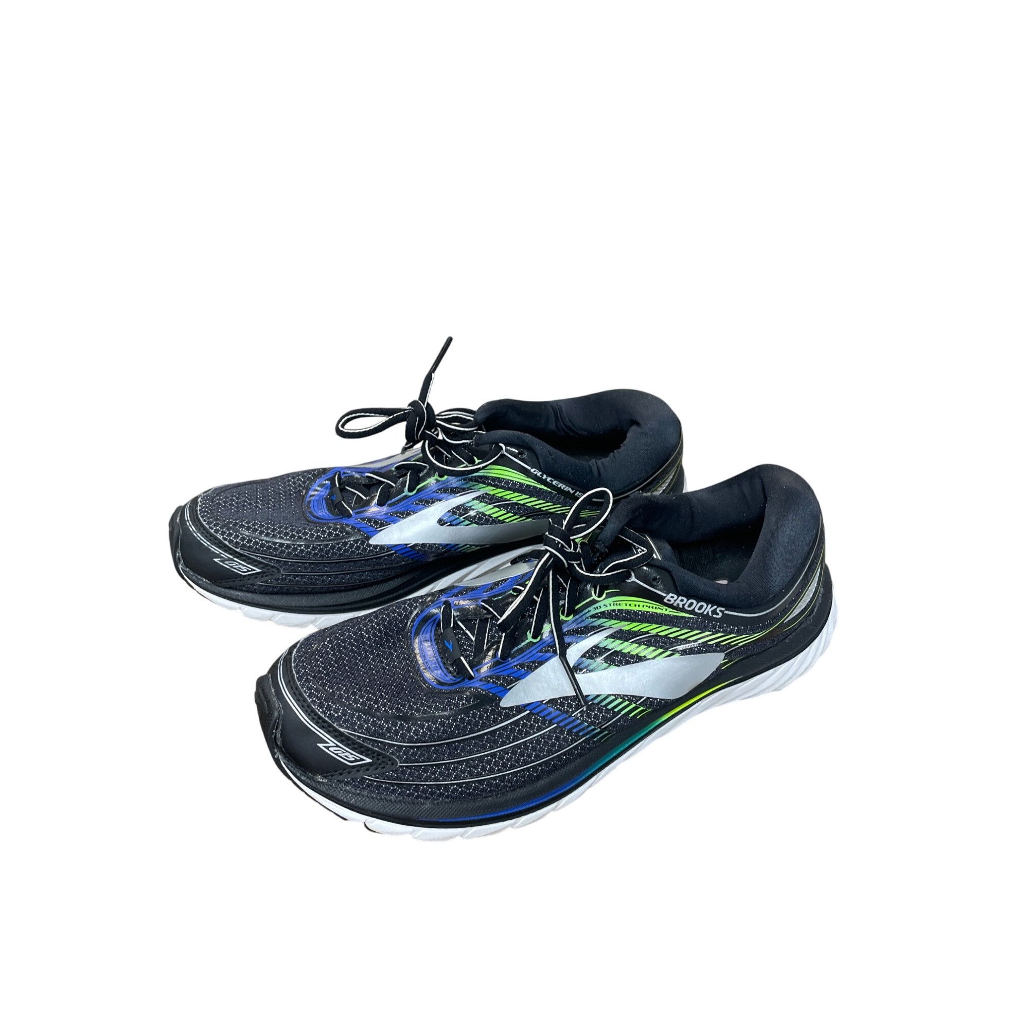 Brooks Brooks Glycerin GTS 15 Mens Black Blue Running Sneakers Size Size US 10.5 / EU 43-44 - 15 Thumbnail