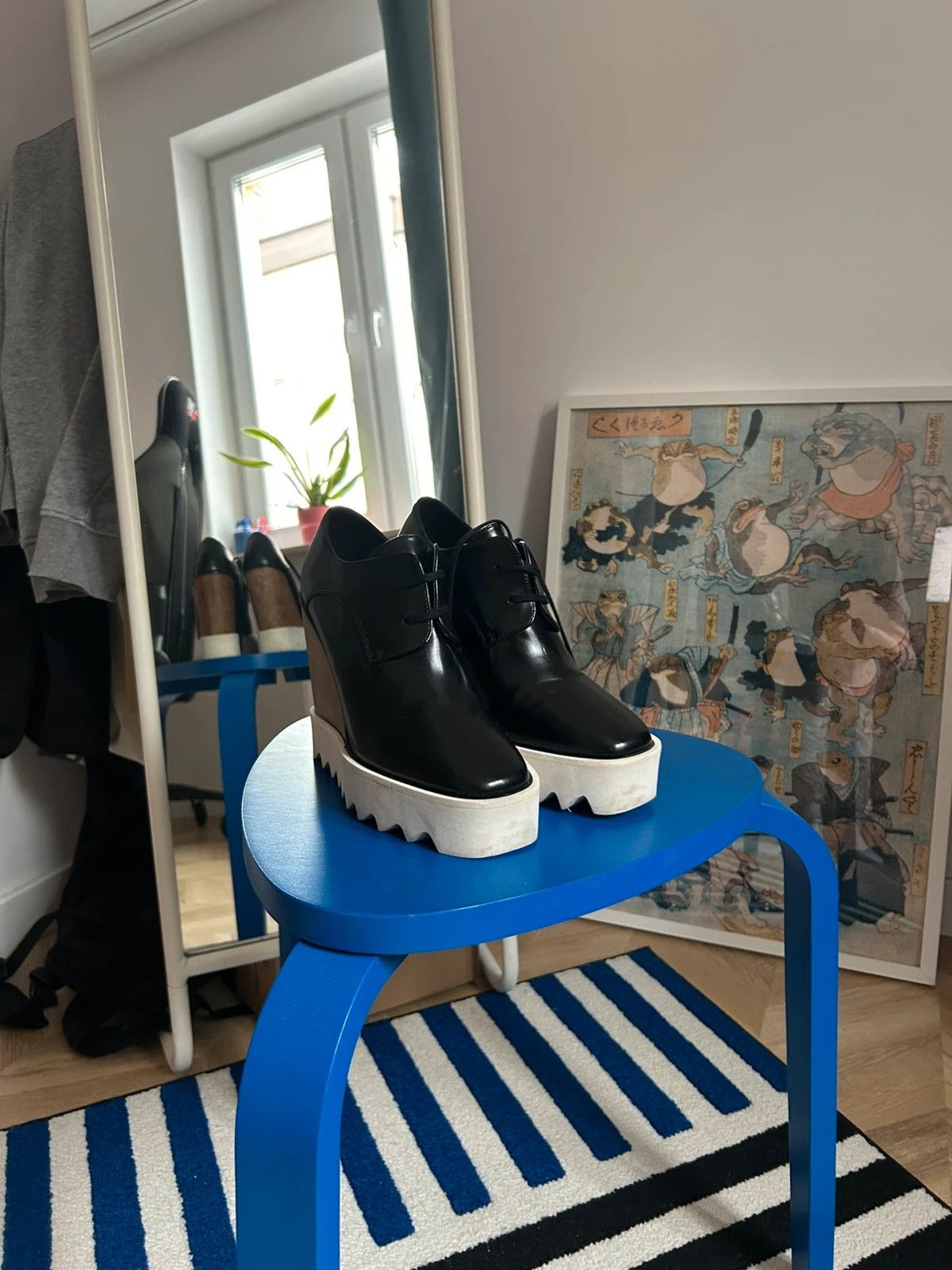 Stella McCartney Stella McCartney Elyse Vegan Leather Lace Ups Size US 7 / IT 37 - 7 Thumbnail