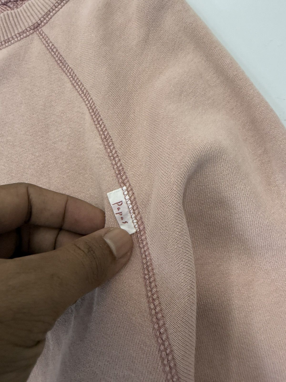 Japanese Brand 🔥 PAPAS MANIERE DE HEMING JAPAN SPELLOUT BIGLOGO SWEATSHIRT Size US L / EU 52-54 / 3 - 5 Thumbnail