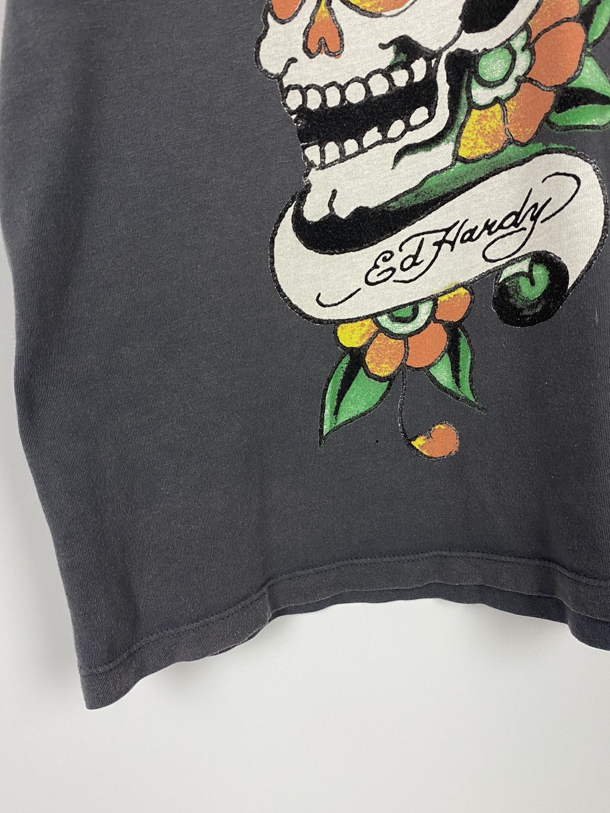 Christian Audigier × Ed Hardy Faded Ed Hardy by Christian Audigier Skull T-Shirt Size US M / EU 48-50 / 2 - 6 Thumbnail