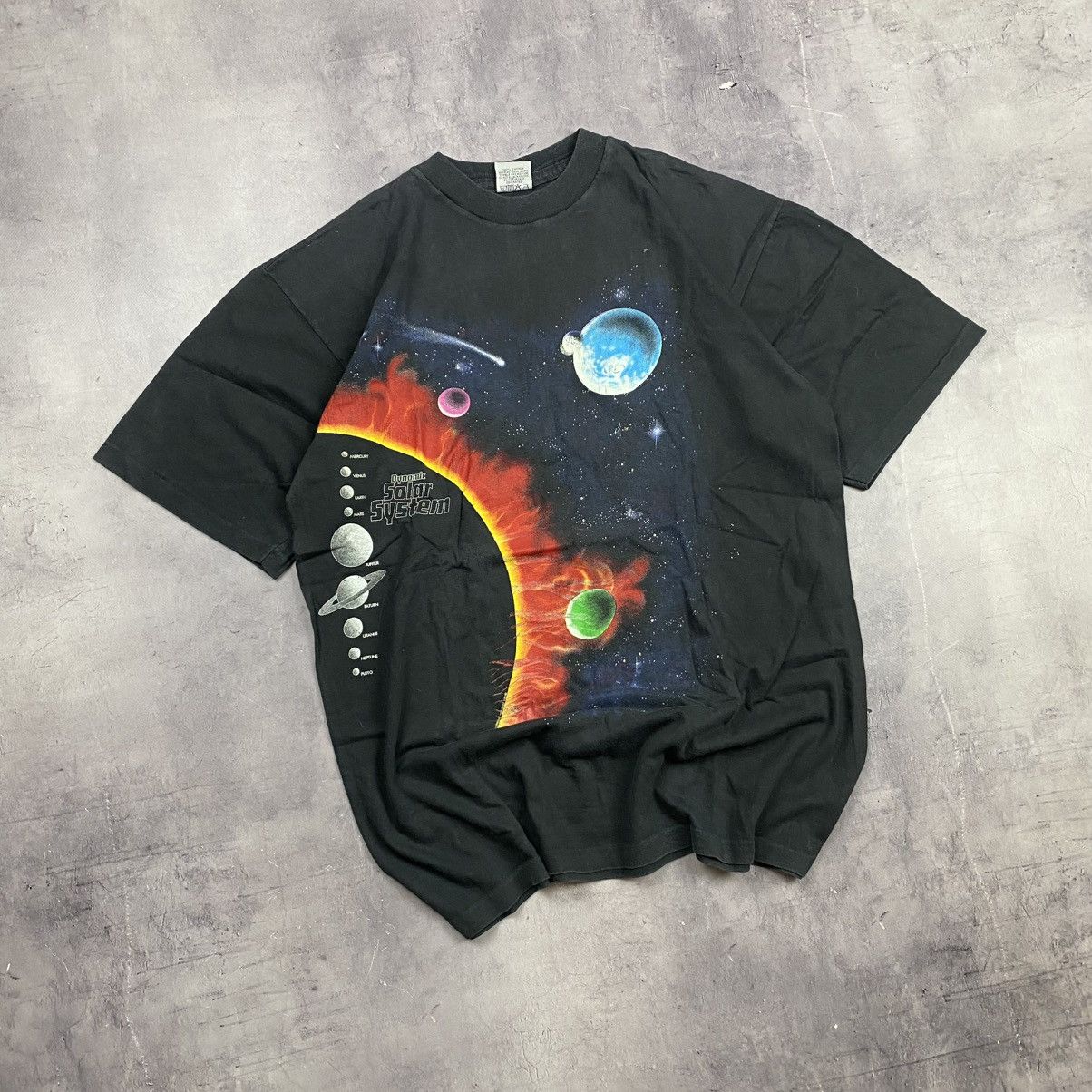 Vintage VINTAGE PETER KULL SOLAR SYSTEM GRAPHIC TEE 90s Size US L / EU 52-54 / 3 - 1 Thumbnail