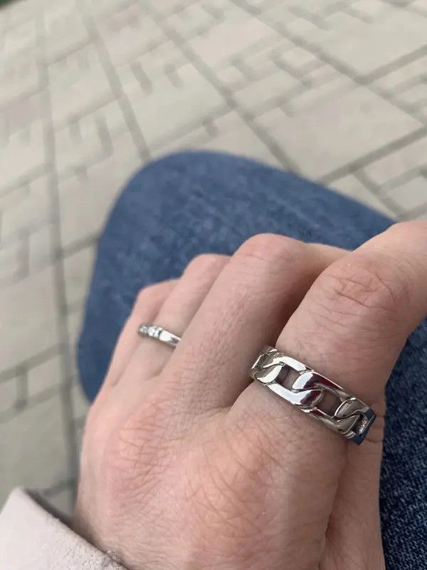 Jewelry Horiko x Hada Stainless Steel Ring y2k streetwear style Size ONE SIZE - 6 Thumbnail