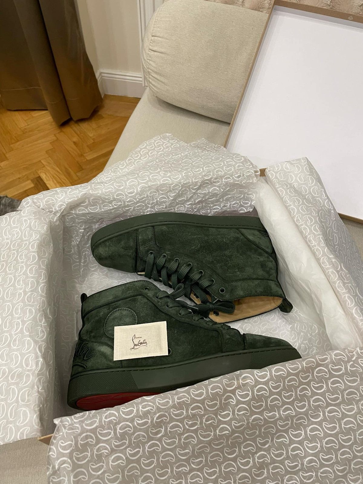 Christian Louboutin Christian Louboutin Fun Louis Flat high sneaker Size US 9 / EU 42 - 5 Thumbnail