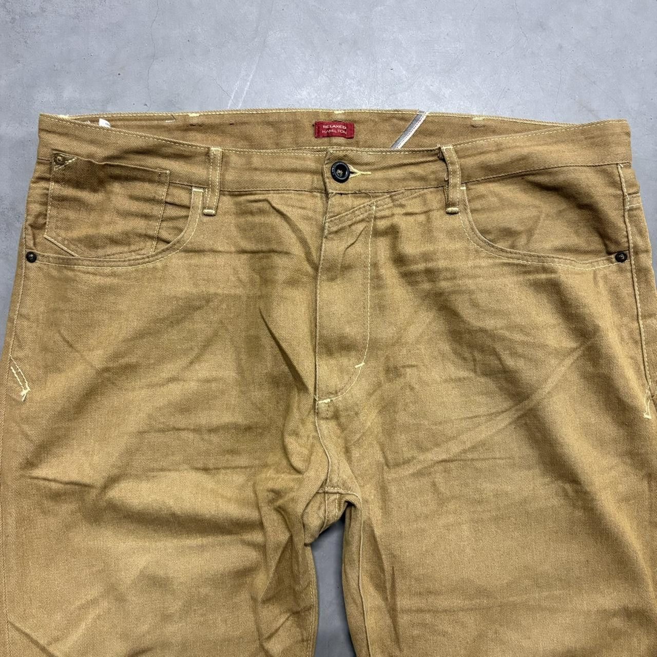 Sean John Vintage Y2K/2000s Super Baggy Wideleg Sean John Tan Denim Jeans! Size US 40 / EU 56 - 4 Thumbnail