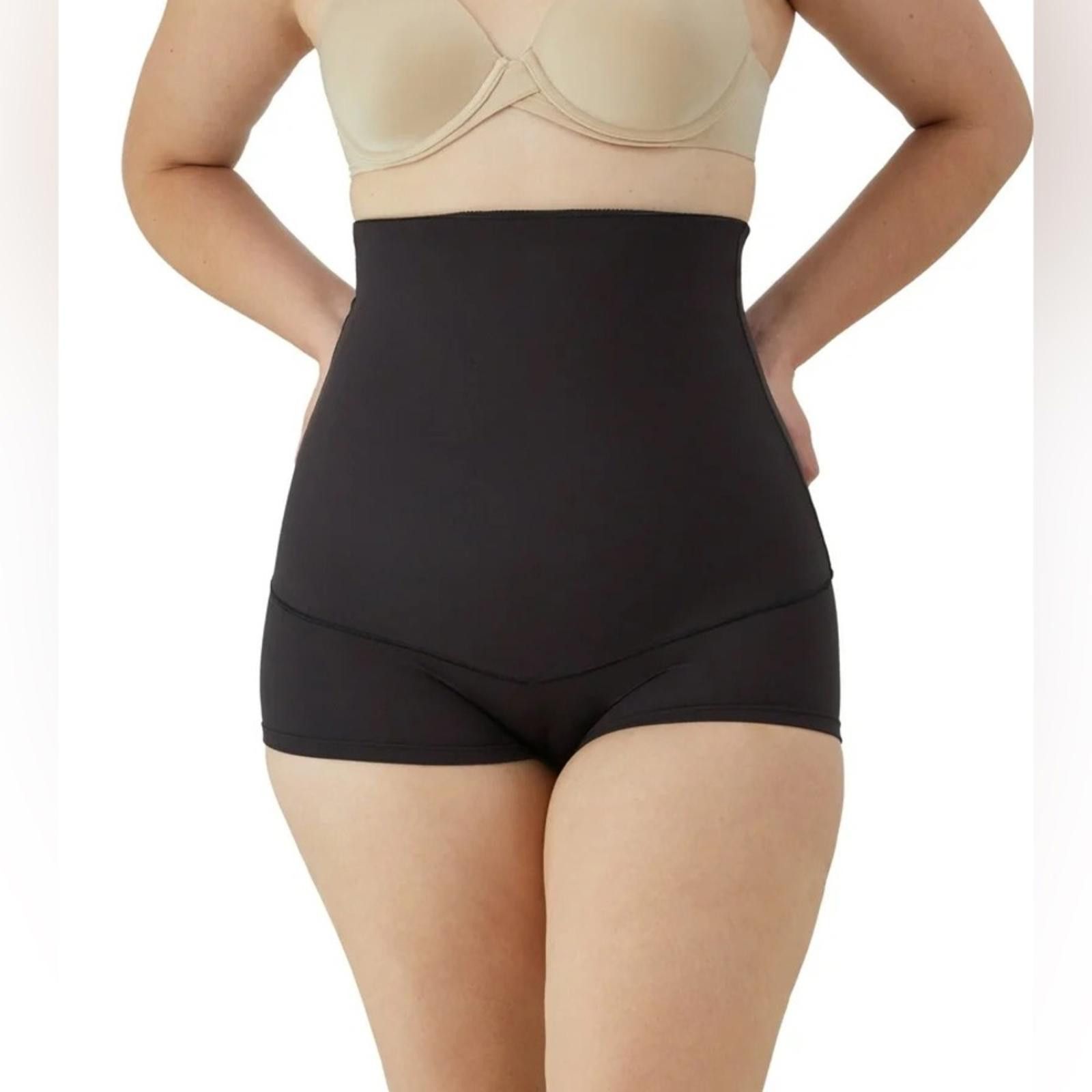 Other Maidenform shapewear shorts small black control high waist Size ONE SIZE - 1 Thumbnail