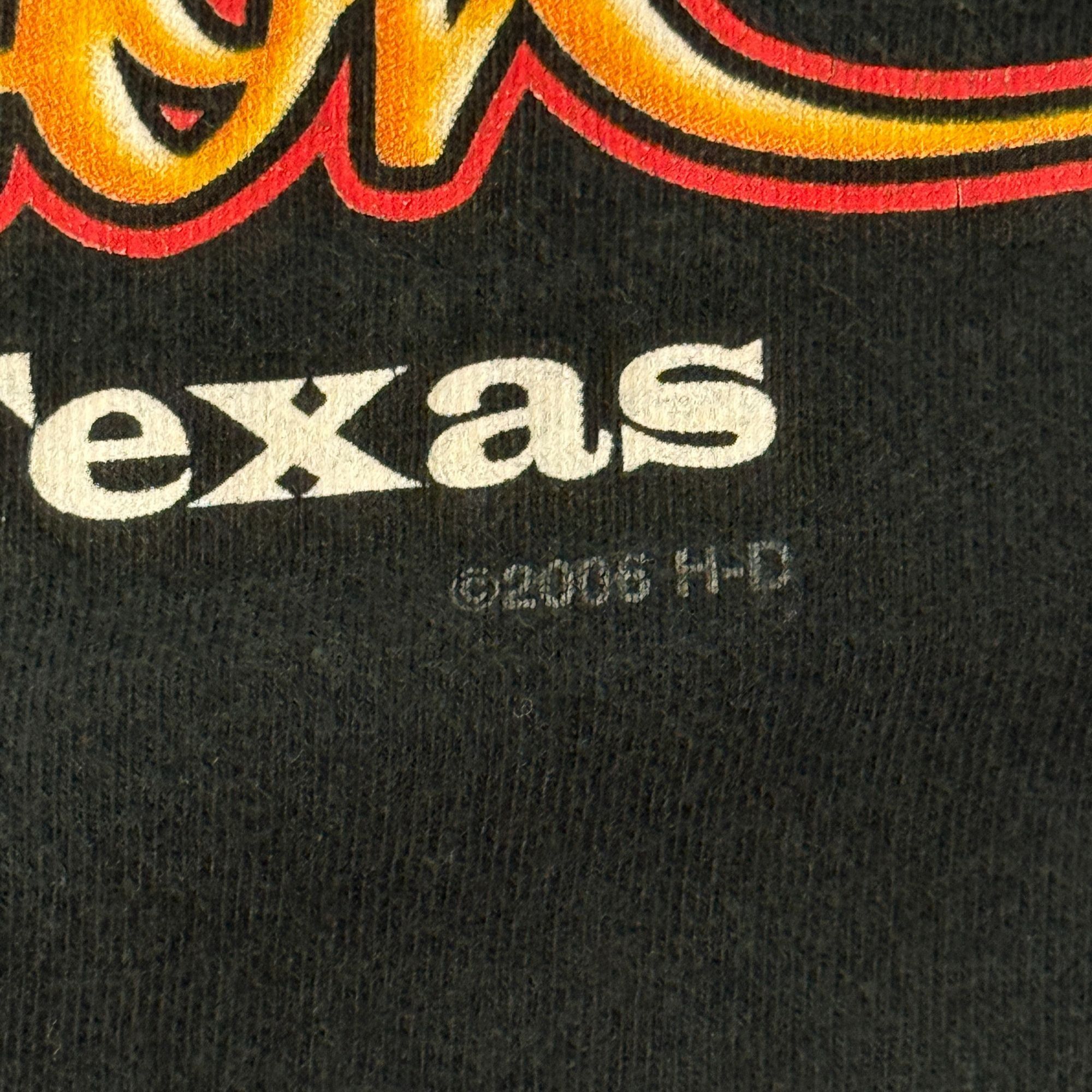 Harley Davidson H-D Motorcycle LONG STAR State Yellow Rose TEXAS Flag Biker Size US M / EU 48-50 / 2 - 4 Thumbnail