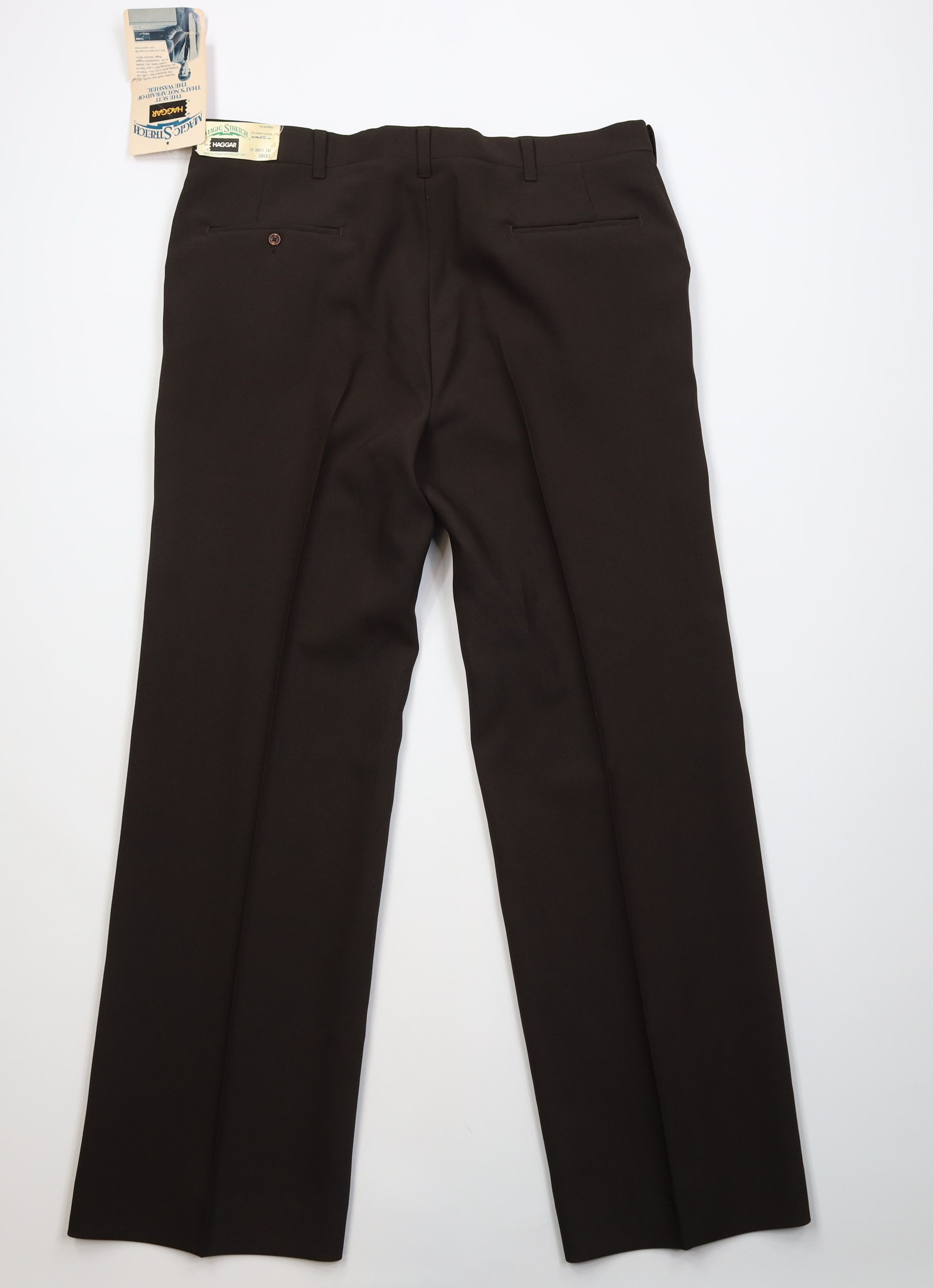 Vintage Deadstock Vintage 70s Streetwear Wide Leg Chino Pants Brown Size US 38 / EU 54 - 8 Thumbnail