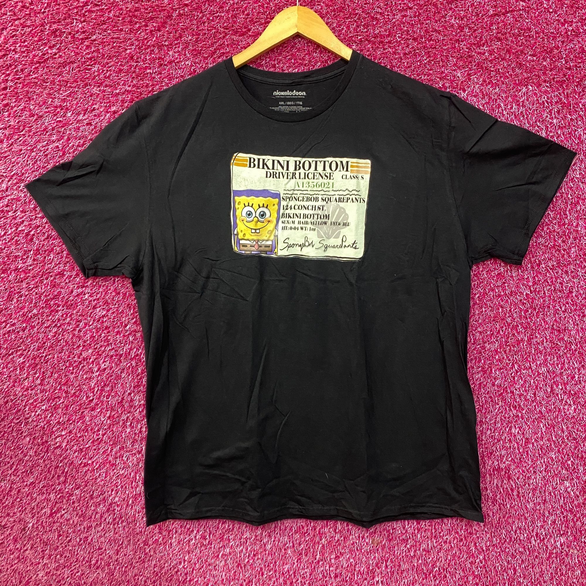 Nickelodeon Nickelodeon Spongebob Squarepants Driver License T-Shirt 2XL Size US XXL / EU 58 / 5 - 1 Thumbnail