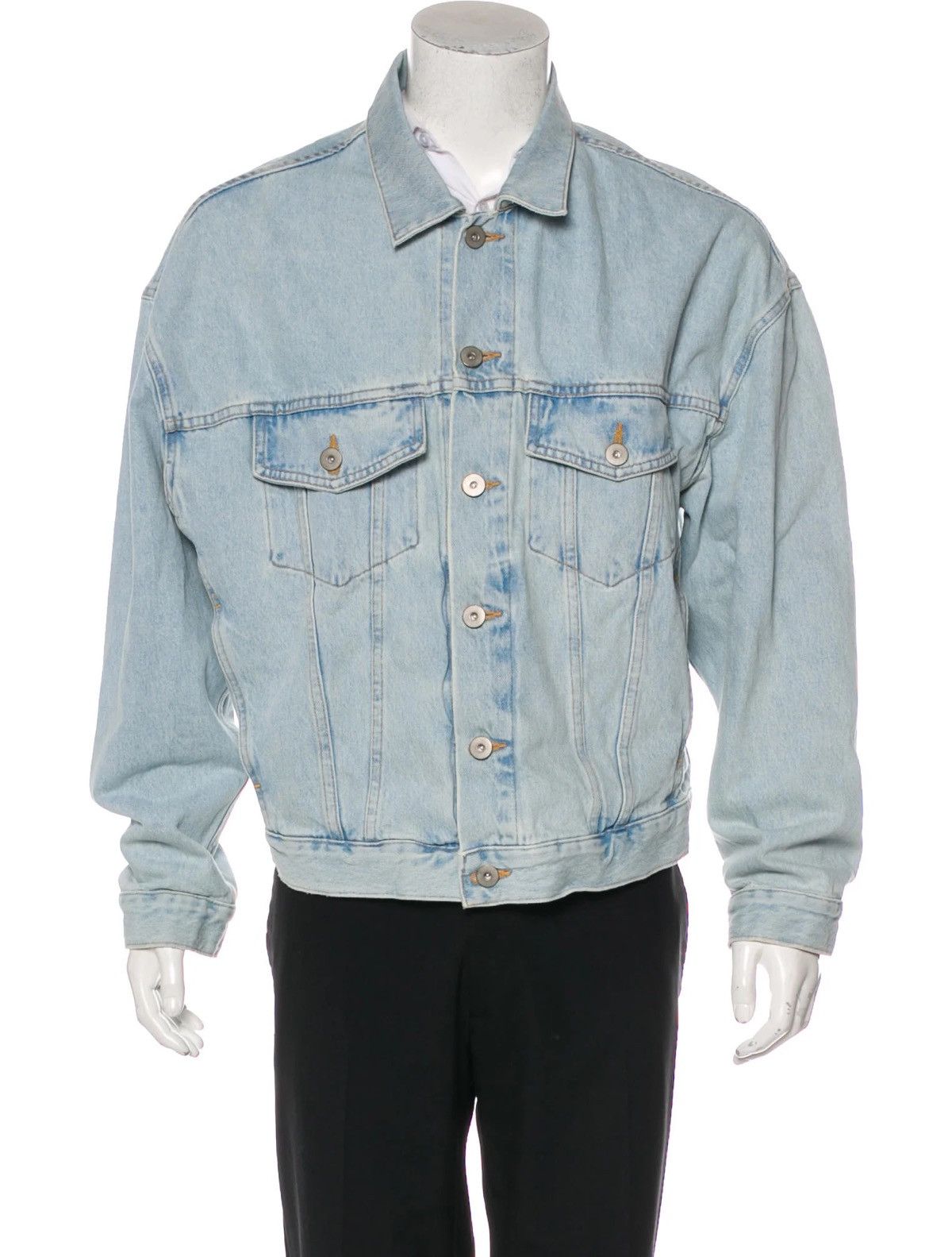 Yeezy season5 Denim Jacket M 友人と家族限定版 Yeezy Season 5 Denim Jacket | Grailed