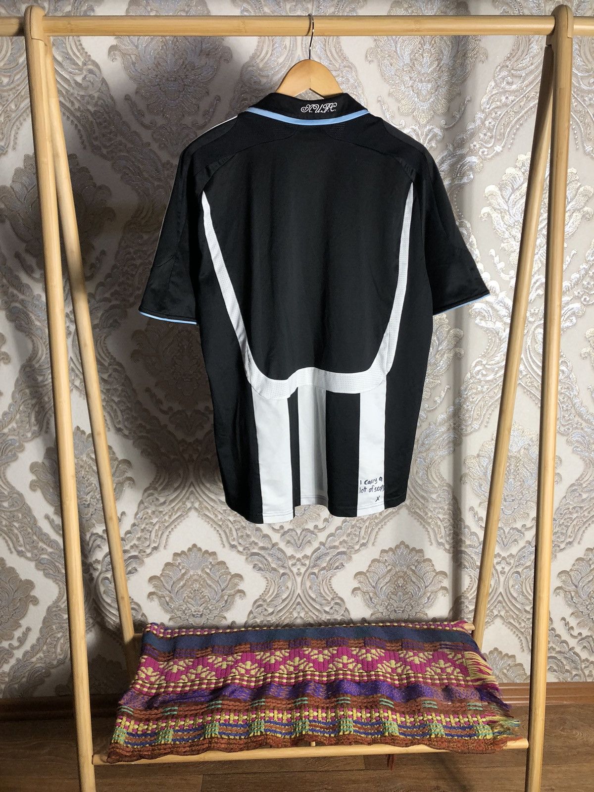 Other VERY RARE ADIDAS NEW CASTLE UNITED ENGLAND SOCCER JERSEY 90s Size US XL / EU 56 / 4 - 8 Thumbnail