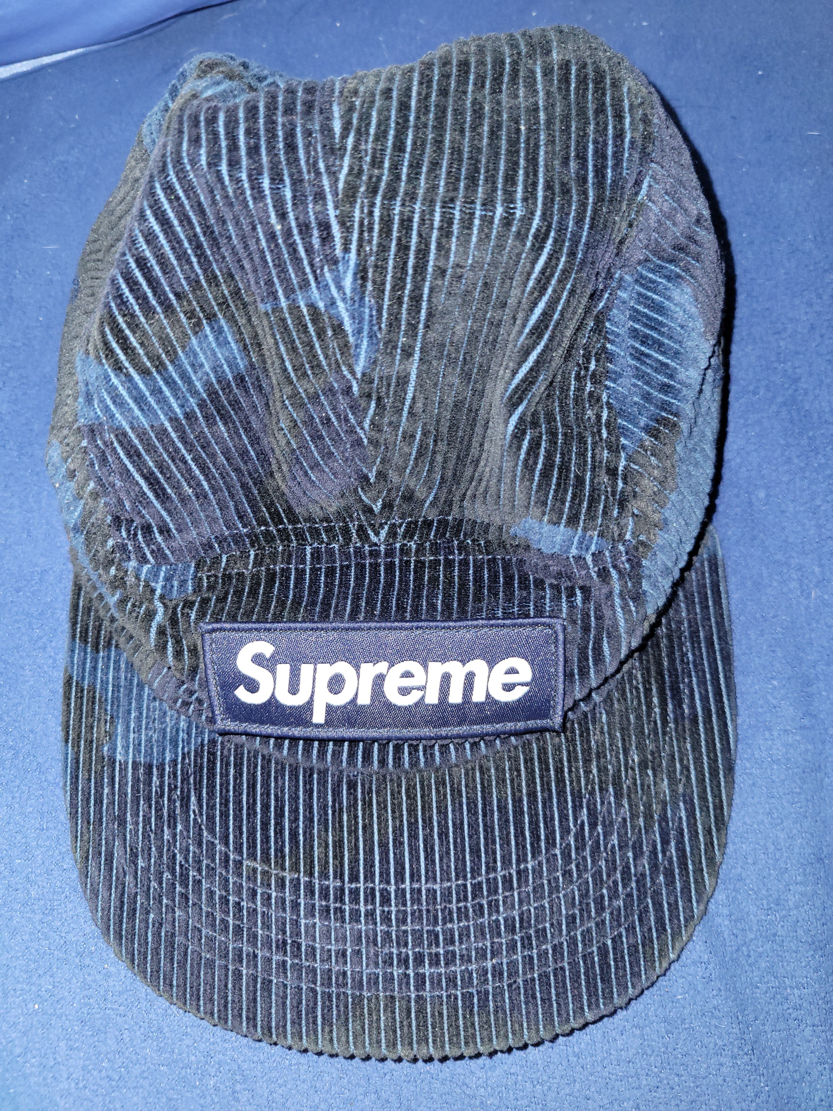Supreme Supreme blue camo corduroy hat Size ONE SIZE - 1 Thumbnail