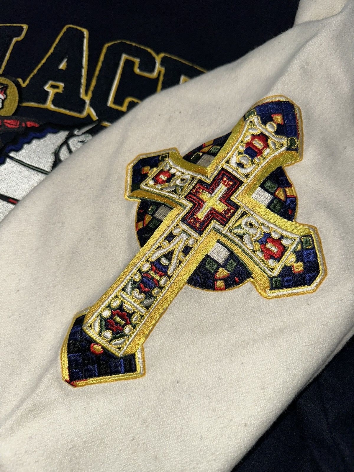 Palace Palace Saints Varsity Jacket Navy Size US M / EU 48-50 / 2 - 9 Thumbnail