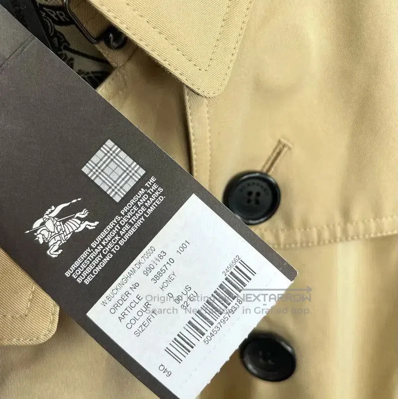 Burberry Burberry Women's Khaki Trench Coat XXS Size. Size XXS / US 00 / IT 34 - 3 Thumbnail