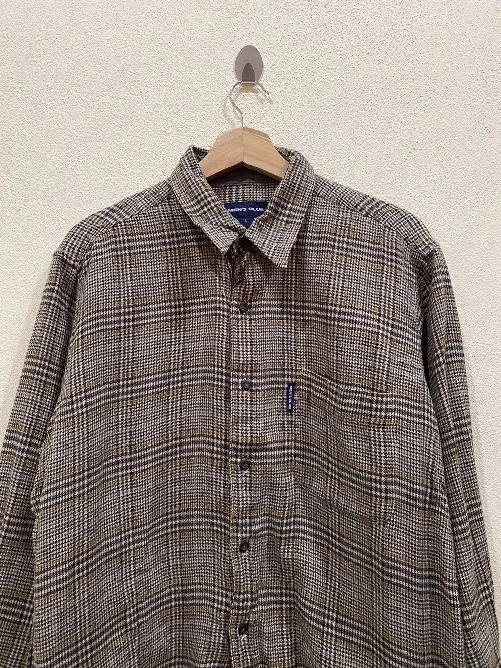 Flannel Vintage Mens Club Flannel Shirt Size US L / EU 52-54 / 3 - 4 Thumbnail