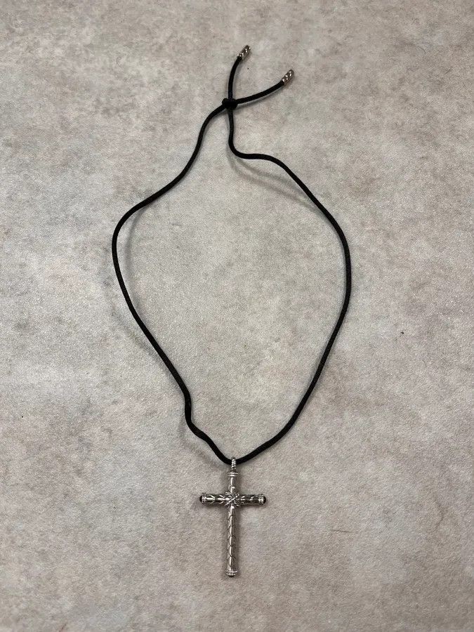 Roberto Cavalli Cavalli Cross Pendant Necklace Size ONE SIZE - 1 Thumbnail