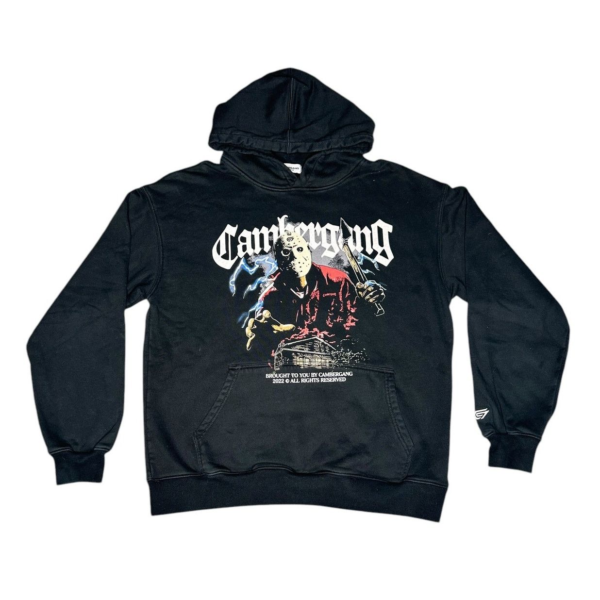 Vintage Friday the 13th Jason Voorhees Cambergang Pullover Hoodie Size US L / EU 52-54 / 3 - 1 Thumbnail