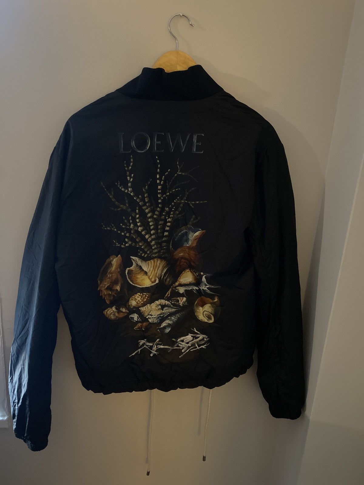 image of Loewe Sea Shell Jacket in Black, Men's (Size 2XL)