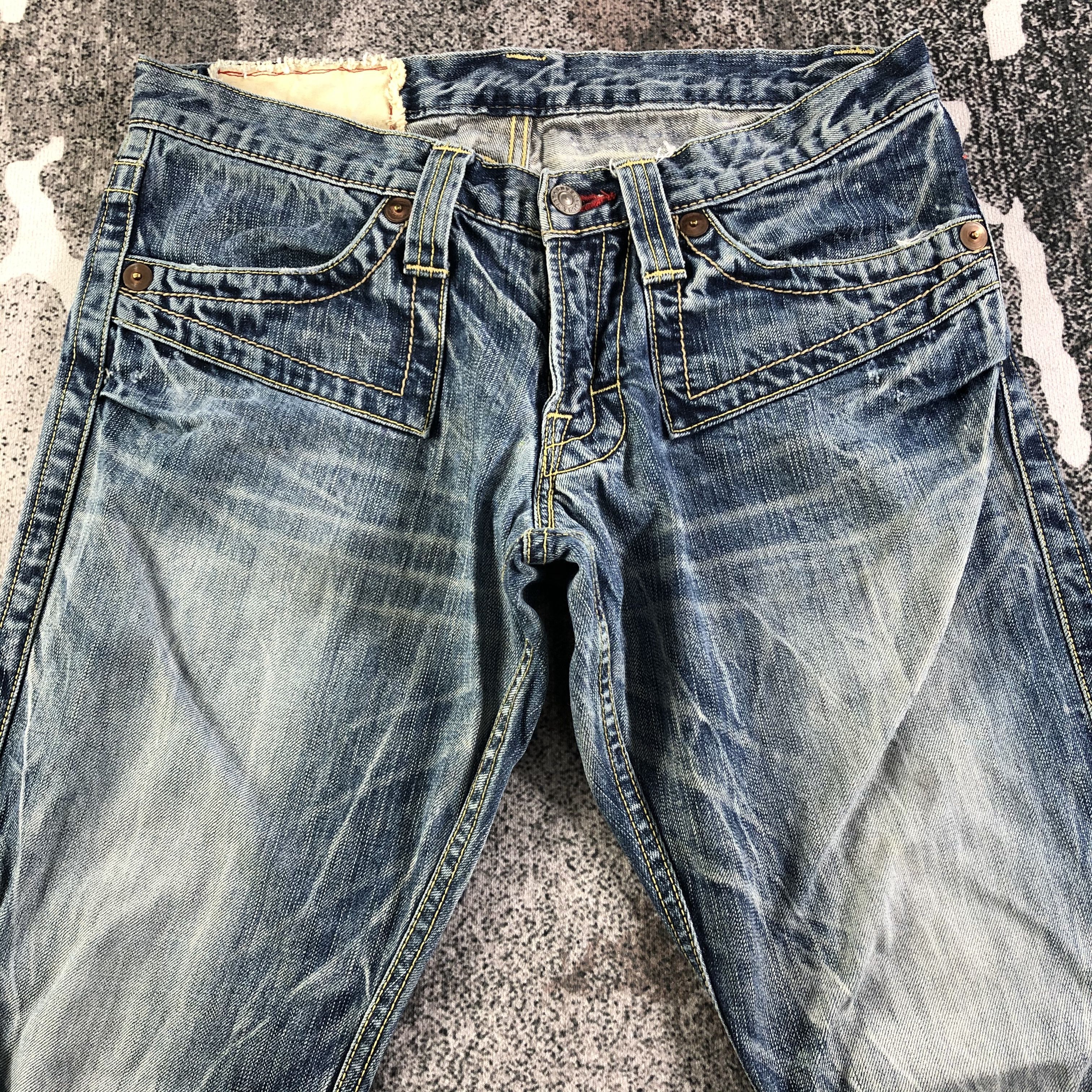 Japanese Brand Blue Way Jeans Flare Denim KJ2220 Size US 30 / EU 46 - 3 Thumbnail
