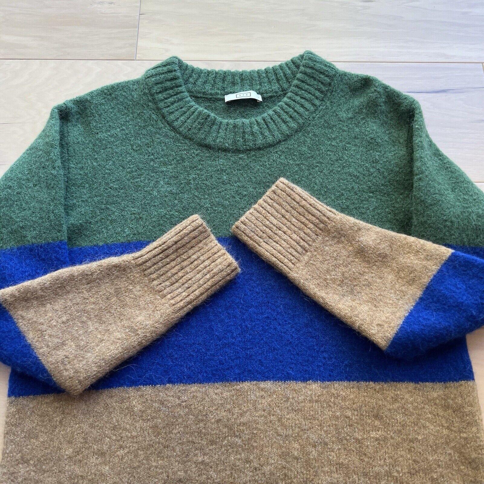 MOTHER AYR Kickback Sweater Women's Small Multicolor Wool Glam Size S / US 4 / IT 40 - 4 Thumbnail