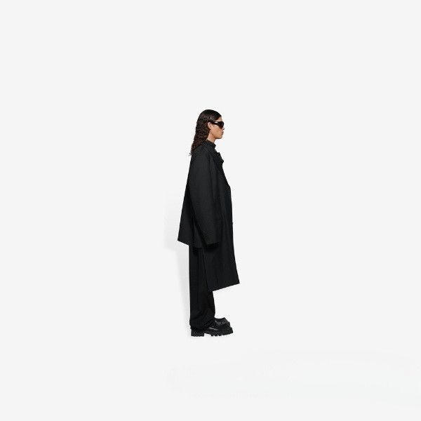 Balenciaga o1in1g1024 Hybrid Blazer Coat in Black Size US L / EU 52-54 / 3 - 4 Thumbnail