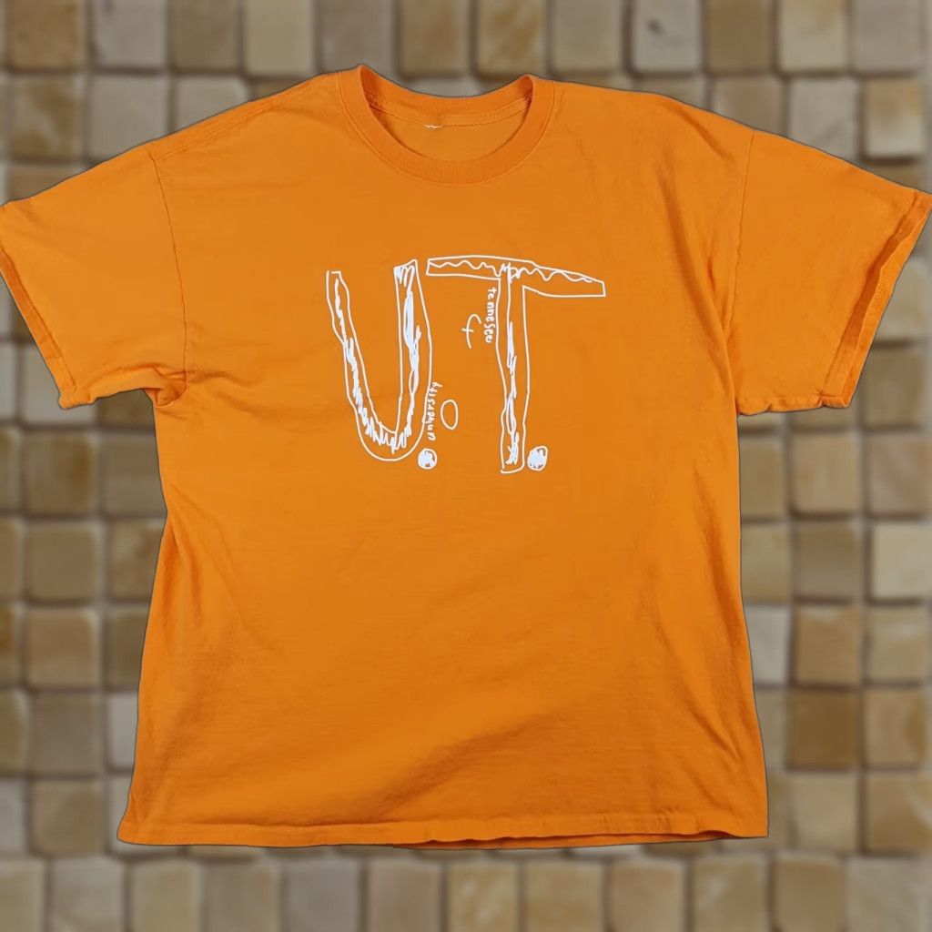 Logo 7 VINTAGE University Of Tennessee Elementary School Logo Size L TN Vols Volunteers Shirt Size US L / EU 52-54 / 3 - 1 Thumbnail