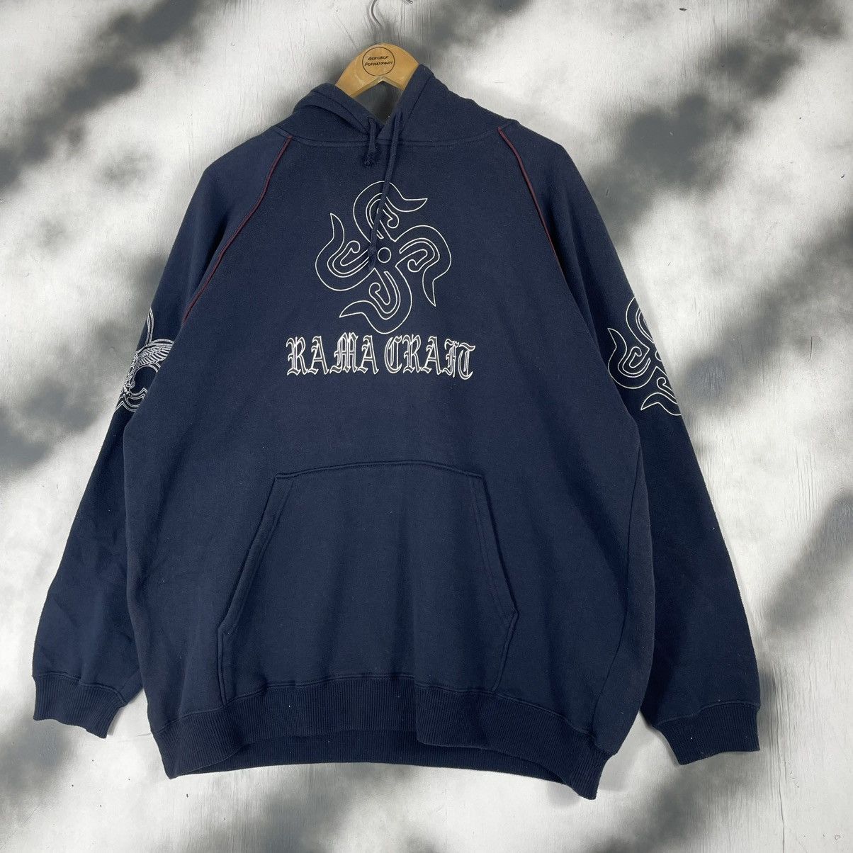 Japanese Brand Rama Craft Big Logo Pullover Hooded Size US L / EU 52-54 / 3 - 1 Thumbnail