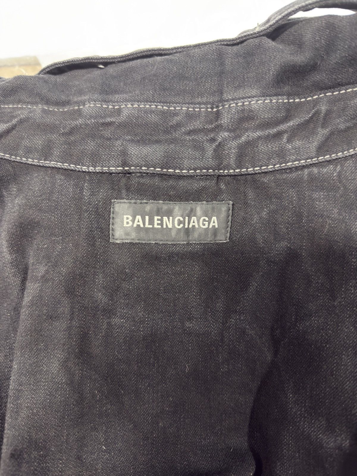 Balenciaga Balenciaga D-Ring Cargo Shirt in Black Size US M / EU 48-50 / 2 - 3 Thumbnail