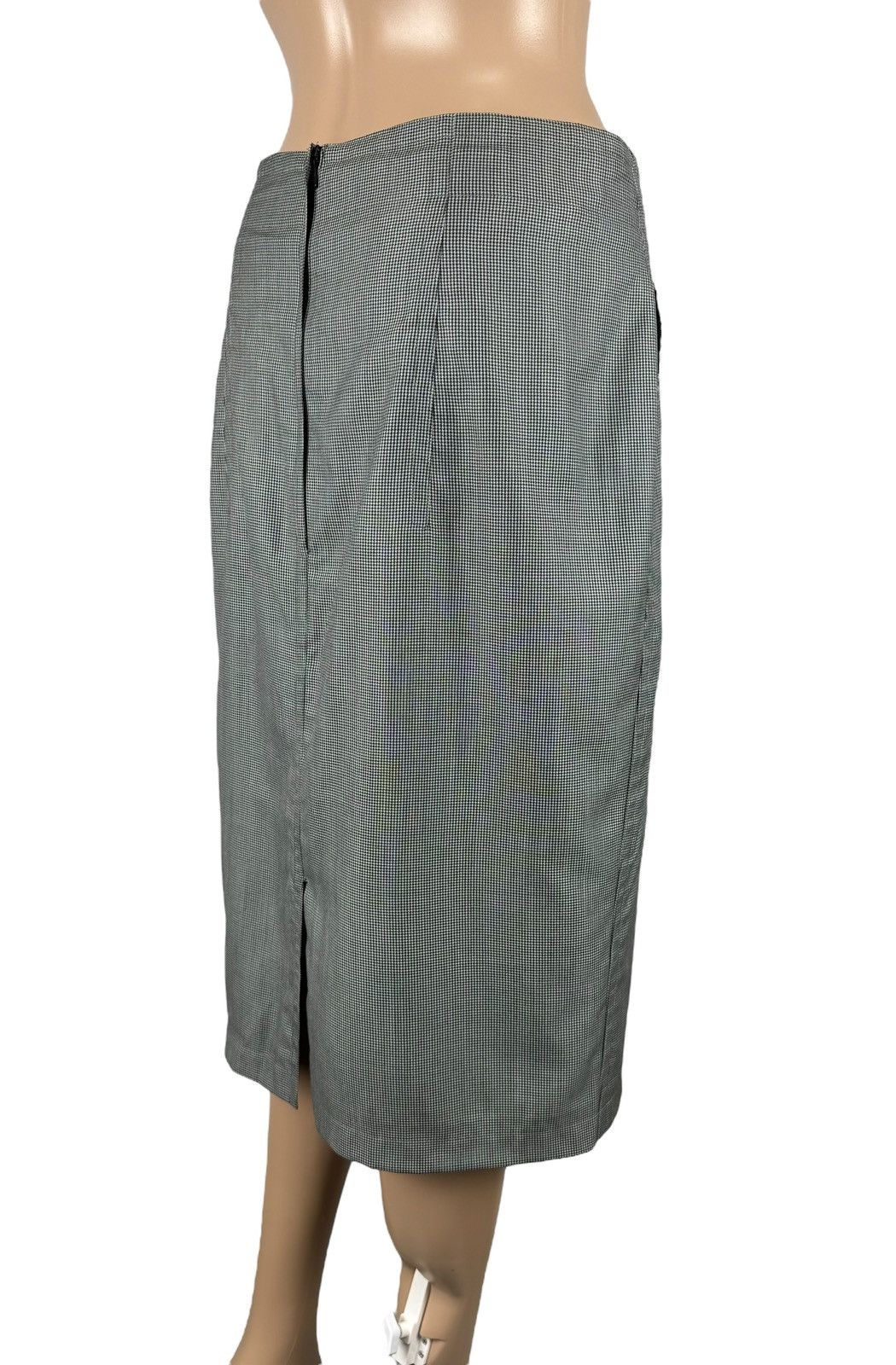 Jil Sander Jil Sander Vintage Pencil Skirt Wool-Silk Glencheck DE40 Size 32" / US 10 / IT 46 - 9 Thumbnail