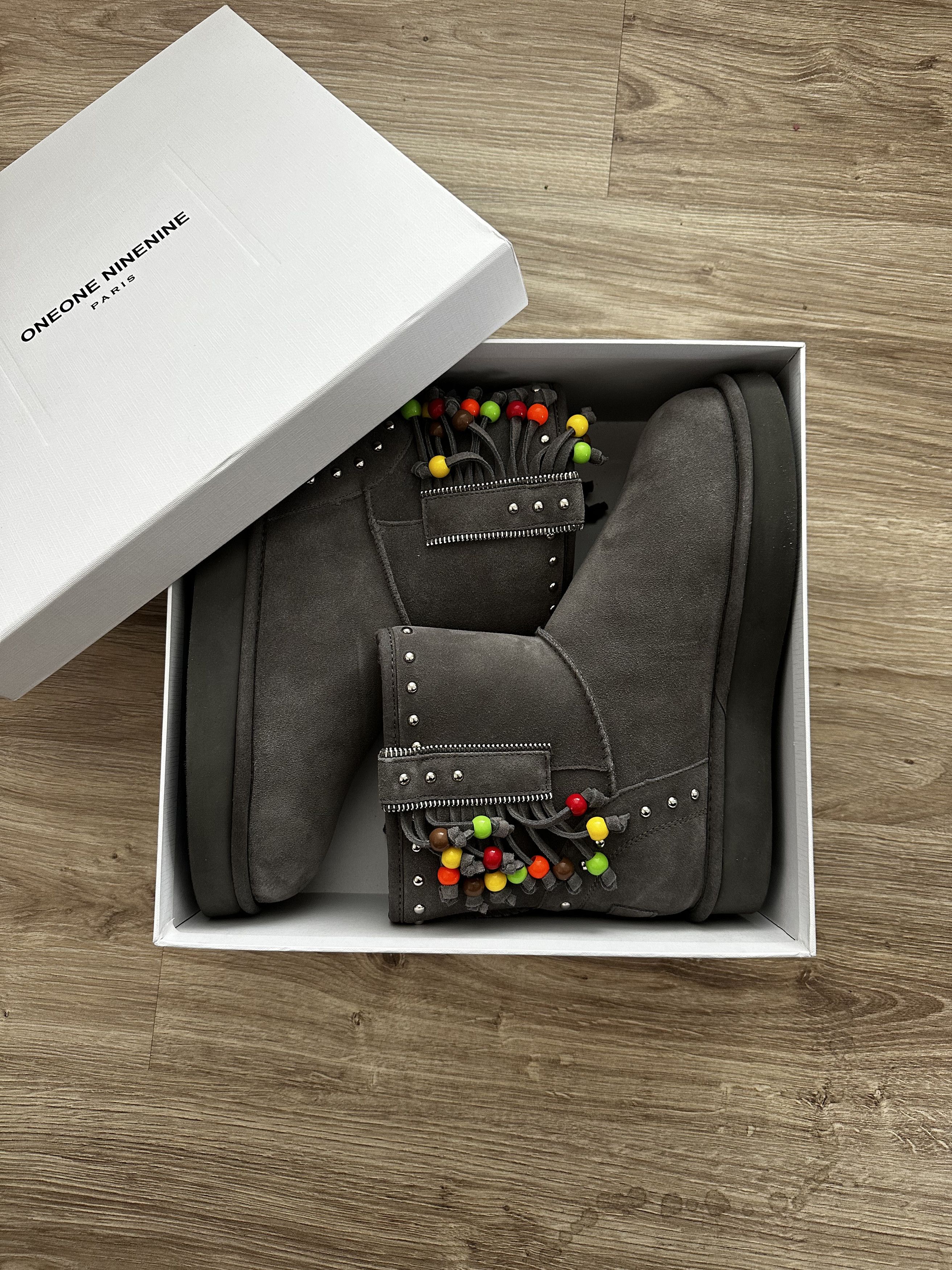 Bazo 1199 Surfer Beaded Boots Warm Grey