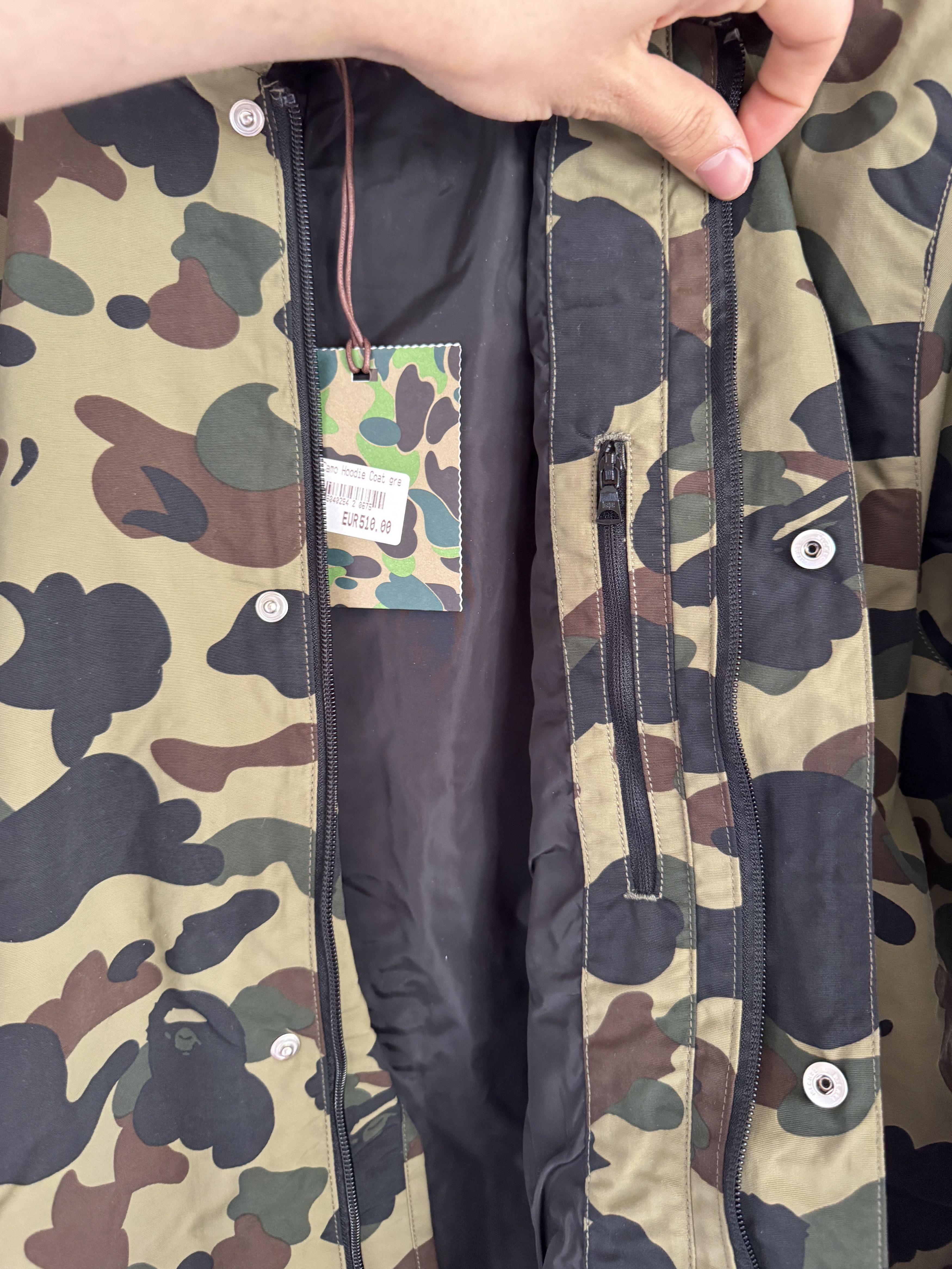 Bape 1st Camo Hooded Coat Size US L / EU 52-54 / 3 - 8 Thumbnail