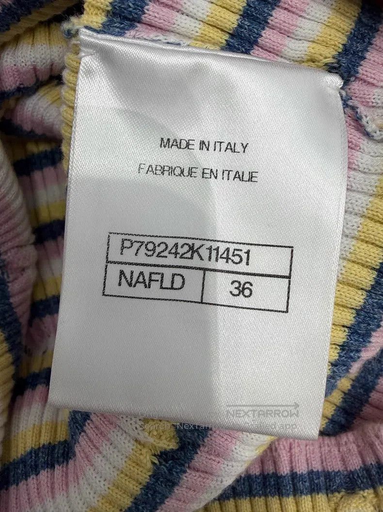 Chanel Chanel Colourful striped letter badge label knitted short Size XS / US 0-2 / IT 36-38 - 5 Thumbnail
