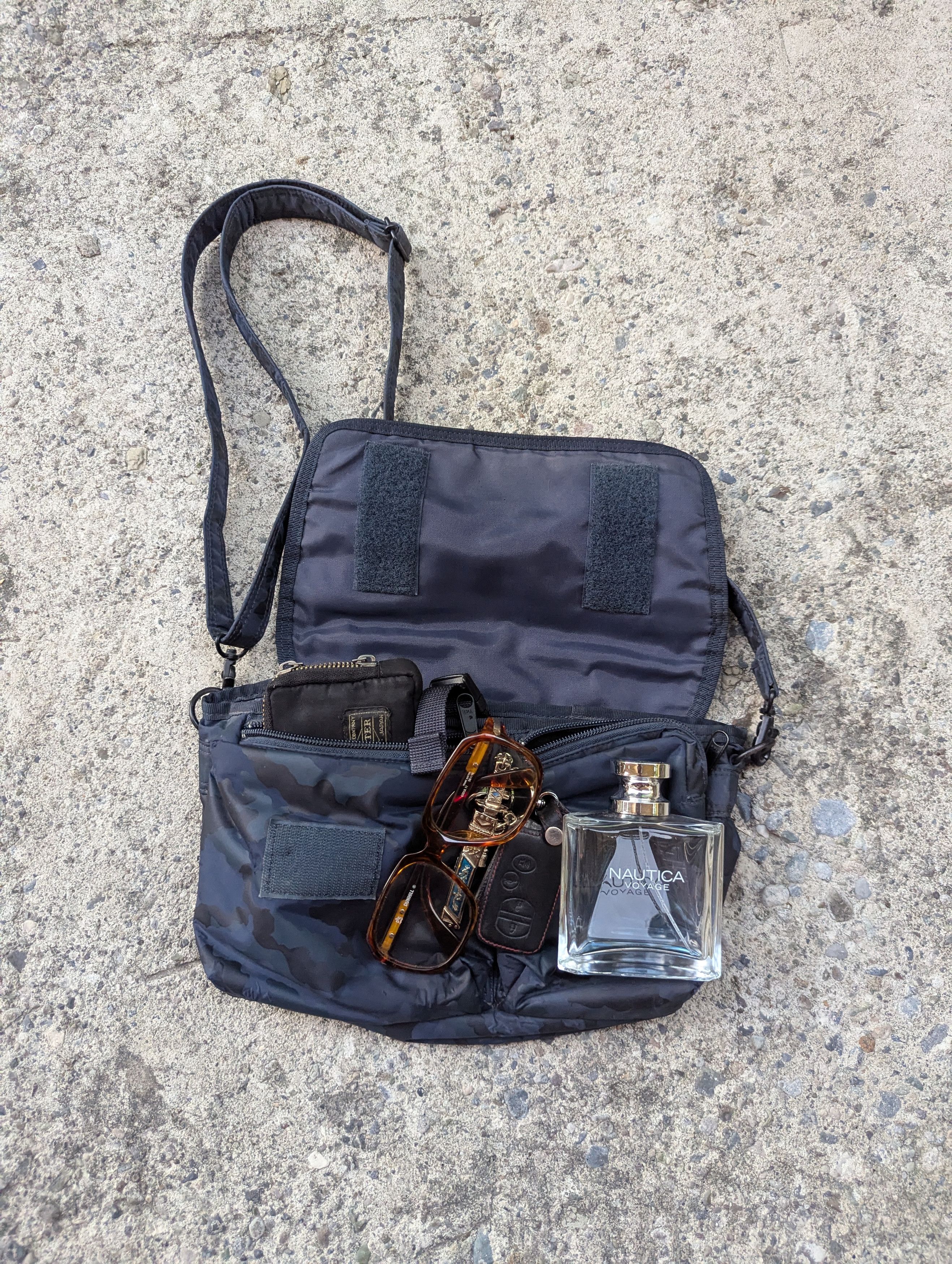 Head Porter × Porter Head Porter Blue Camou Sling Shoulder Bag Size ONE SIZE - 5 Thumbnail